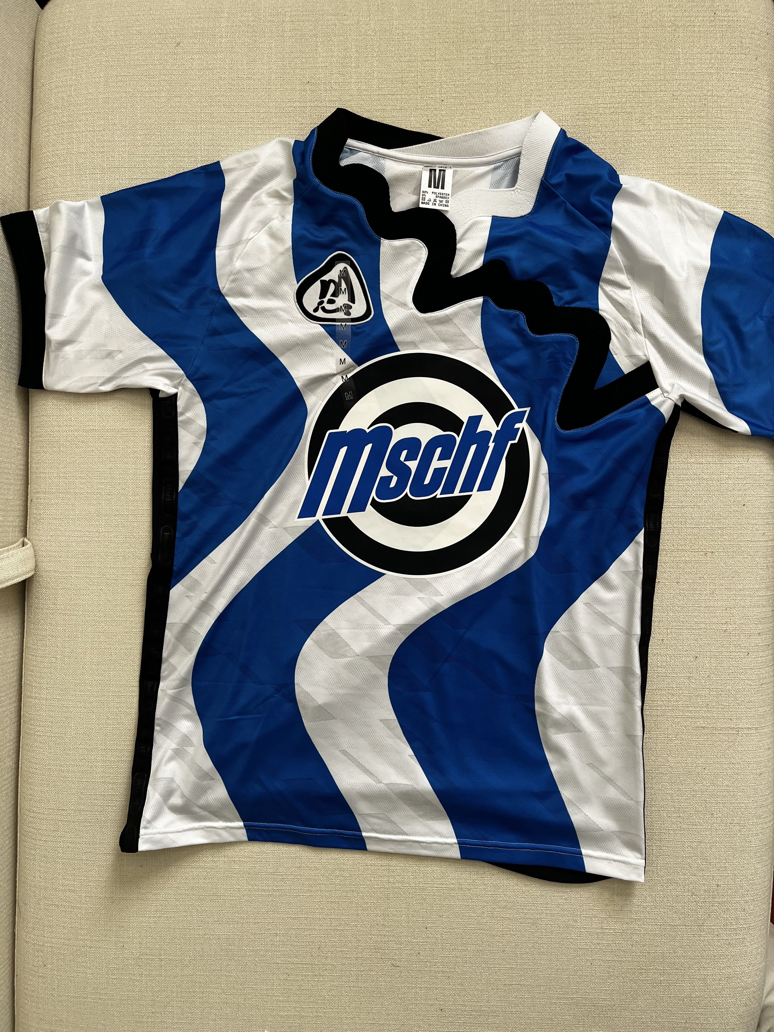 MSCHF WAVY JERSEY BLUE DETERGENT Size US M / EU 48-50 / 2 - 1 Thumbnail