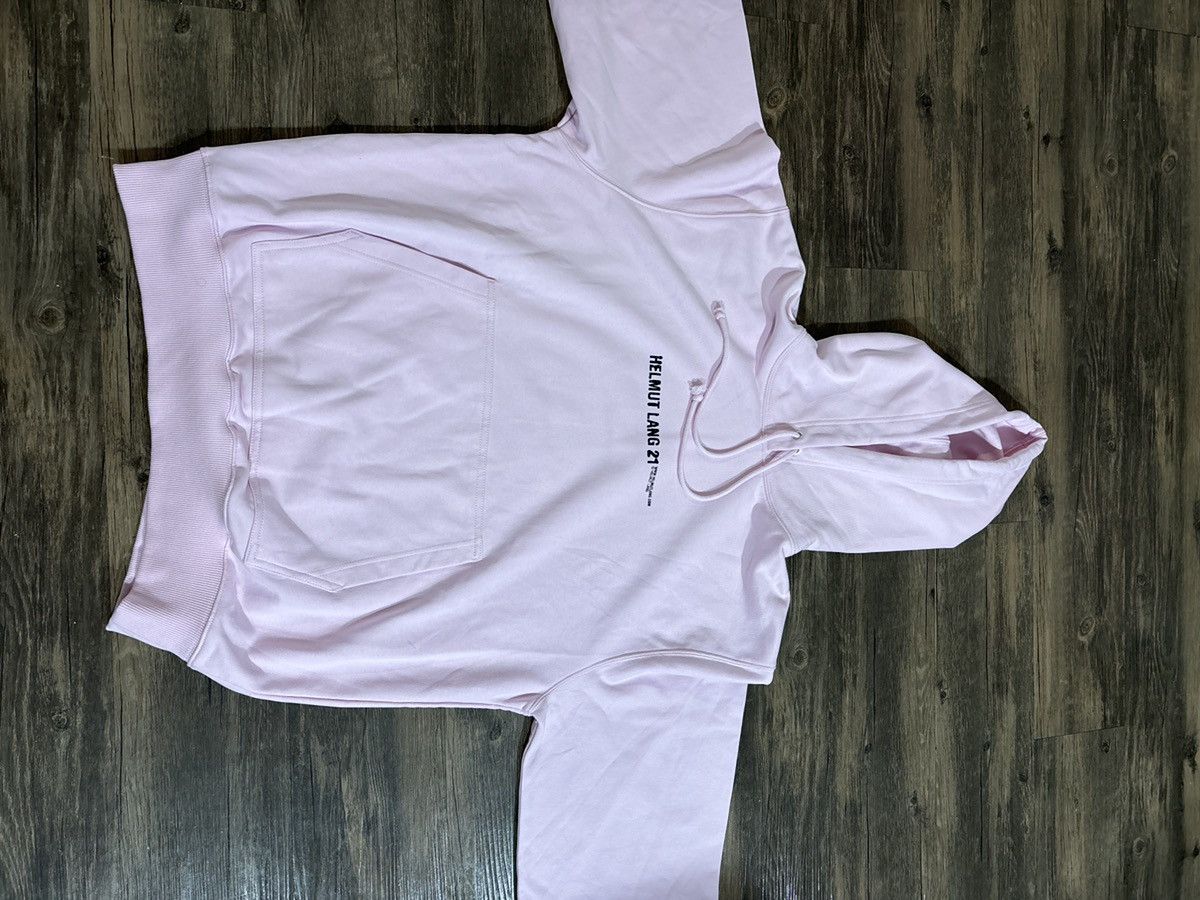 Helmut Lang Never Worn Pink Helmut Lang Hoodie Size US L / EU 52-54 / 3 - 1 Thumbnail
