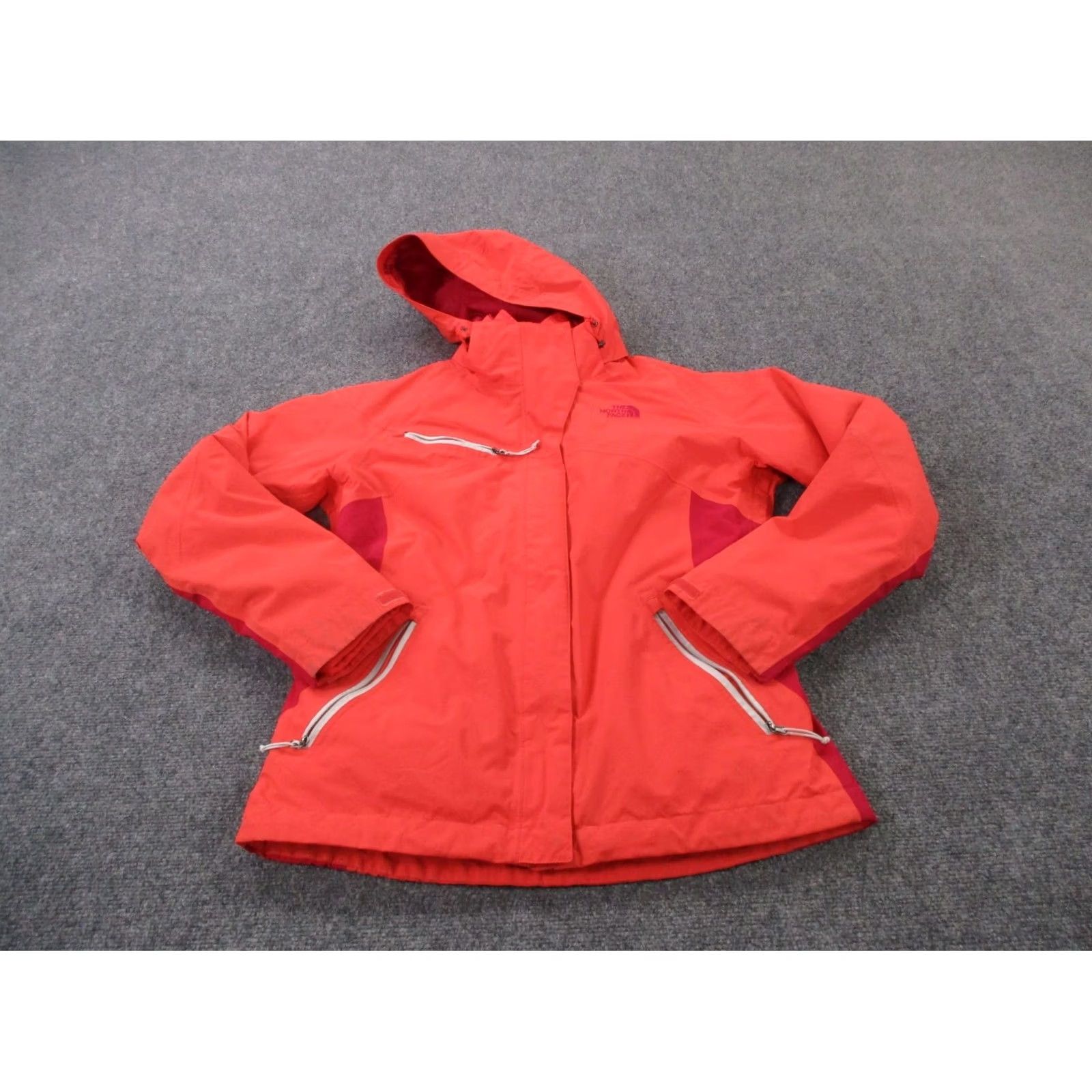 The North Face The North Face Jacket Women M Orange Shell Hyvent 2 in 1 Outdoors Rain Hiking Skiing Size M / US 6-8 / IT 42-44 - 2 Thumbnail