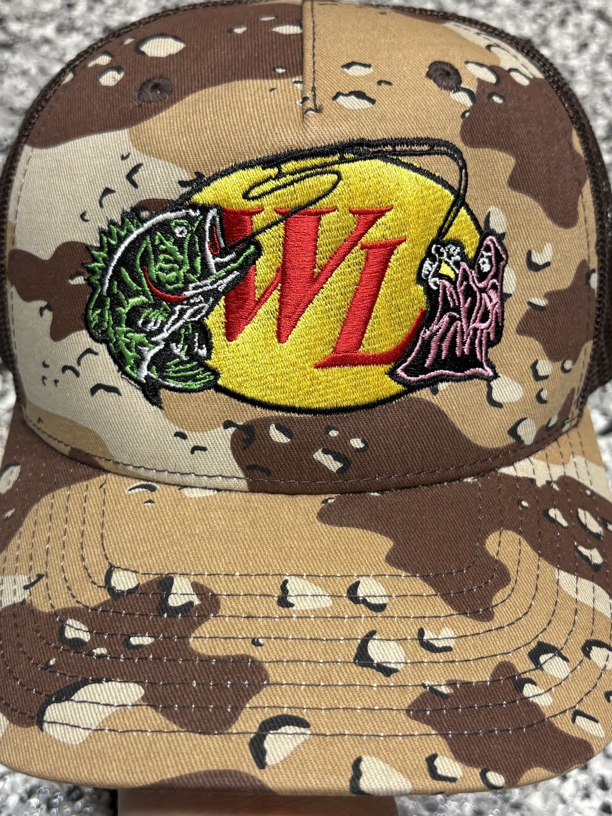 Warren Lotas 2024 Warren Lotas “Warren Pro Shop” Camo Truckers Hat OSFM Size ONE SIZE - 5 Thumbnail