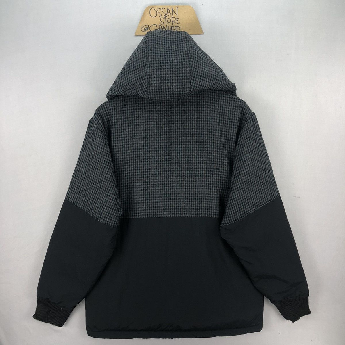 Takeo Kikuchi The Shop TK Checkered Gorpcore Hoodie Puffer Jacket Size US L / EU 52-54 / 3 - 12 Thumbnail