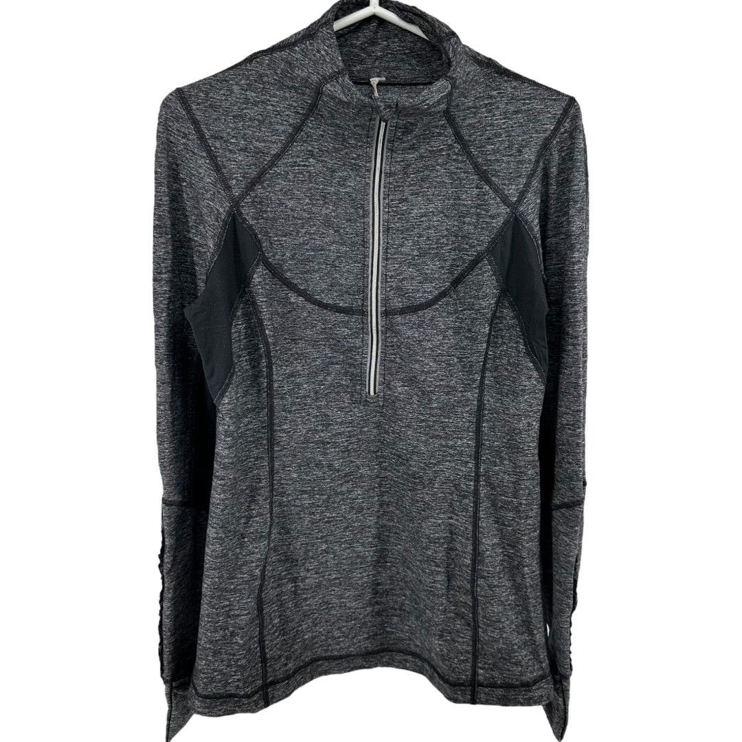 Lululemon Lululemon Run Dash Half Zip Sweatshirt Heathered Gray 10 Size L / US 10 / IT 46 - 2 Thumbnail