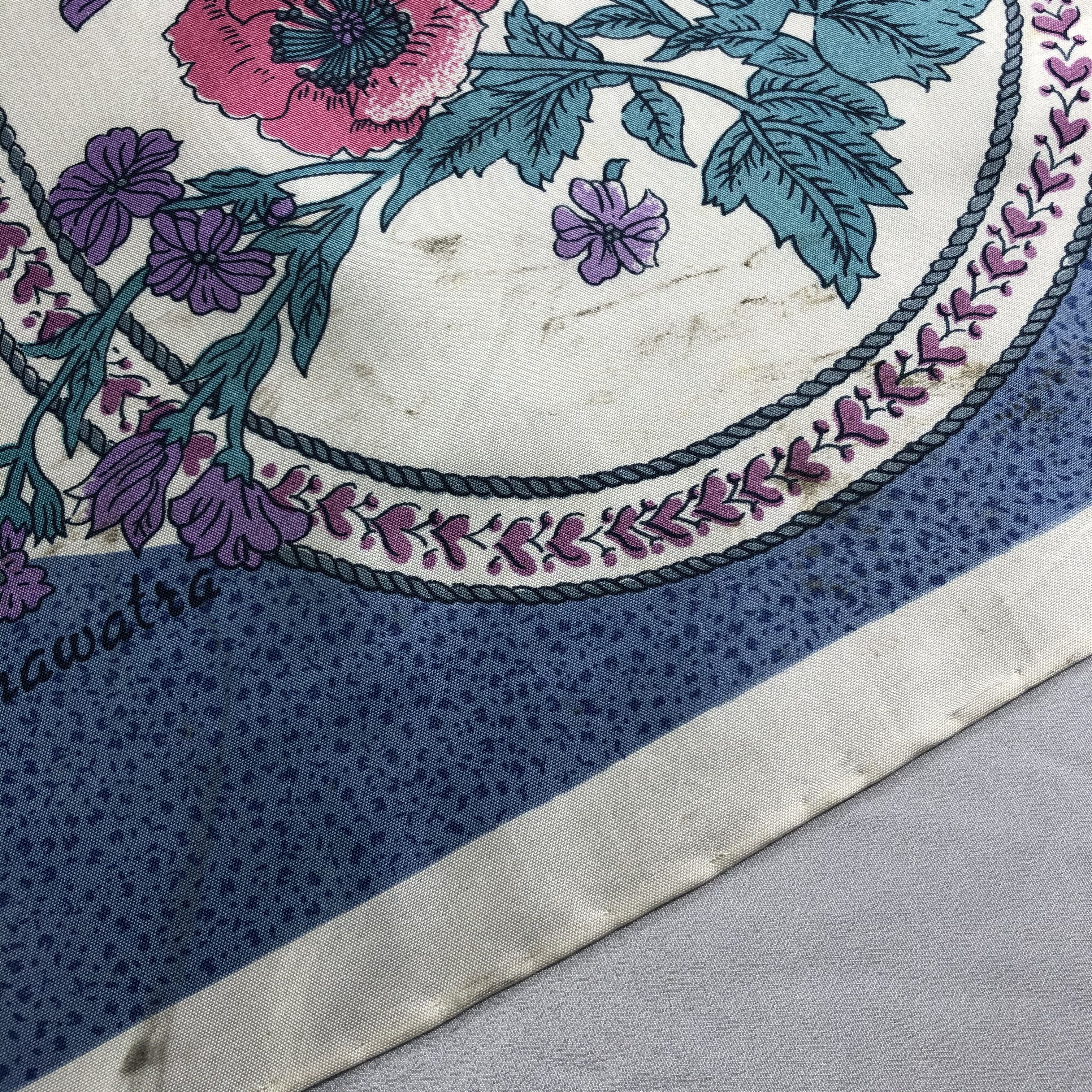 Vintage Vintage Silk Scarf Size ONE SIZE - 5 Thumbnail