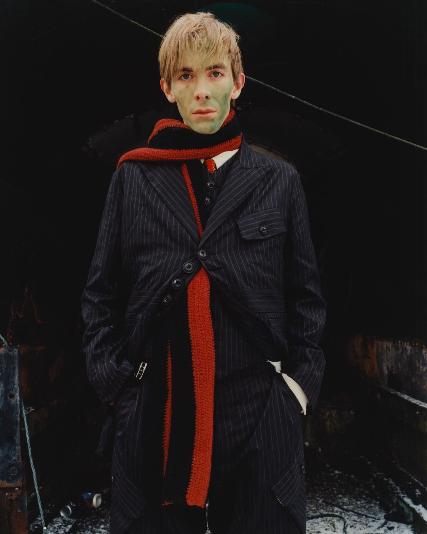 ジャケット・アウター JOHN ALEXANDER SKELTON pyjama suits Pre - Loved] John Alexander Skelton CVIIITJP314 Double