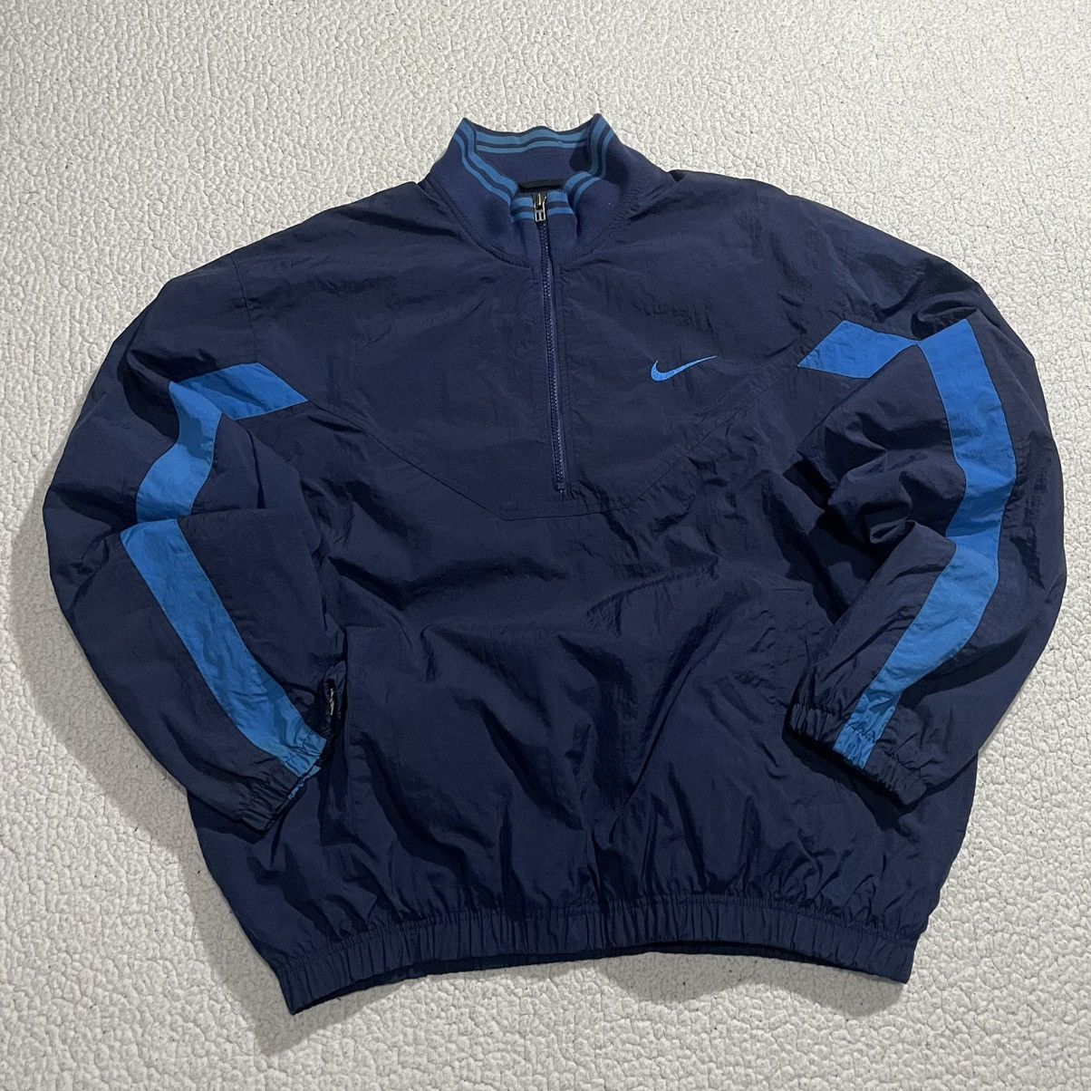Nike Vintage Nike Half Zip Windbreaker Size US XL / EU 56 / 4 - 2 Thumbnail