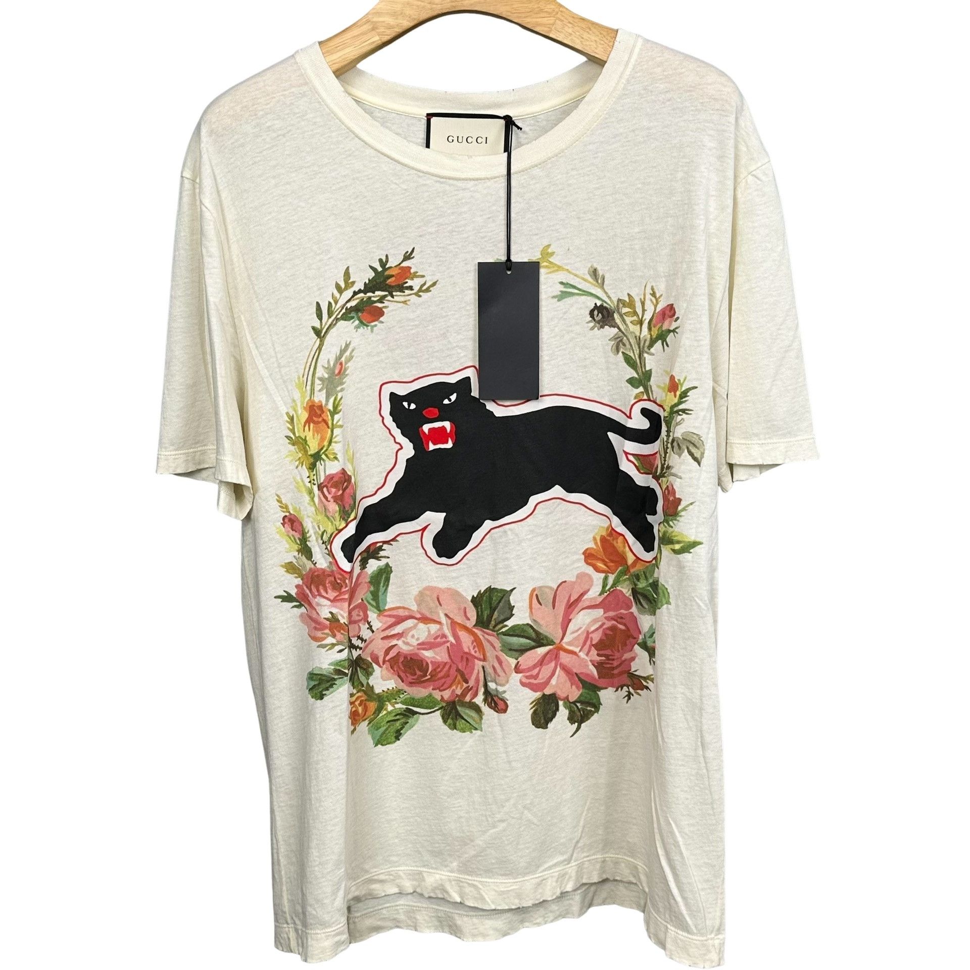 Gucci Gucci Panther 25 Floral T-Shirt XL Size US XL / EU 56 / 4 - 1 Thumbnail