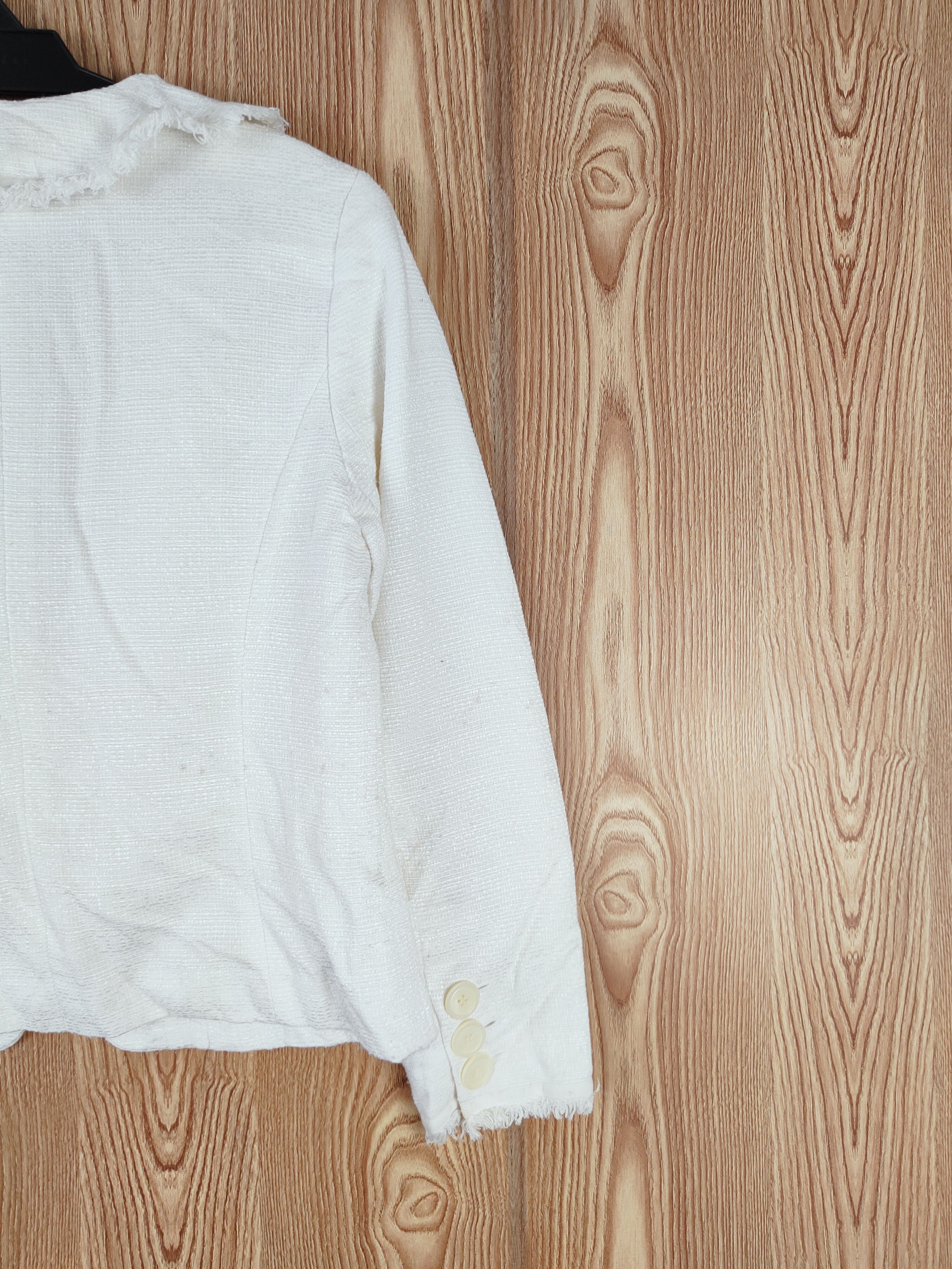 Japanese Brand × Vintage Avant Garde Fashion by Palace Garden White Jackets Size S / US 4 / IT 40 - 9 Thumbnail
