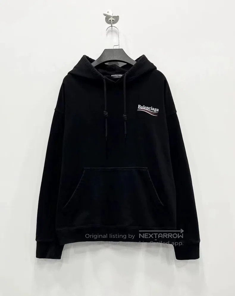 Balenciaga Balenciaga Black wave Coca-Cola letter logo hoodie Size US M / EU 48-50 / 2 - 1 Thumbnail