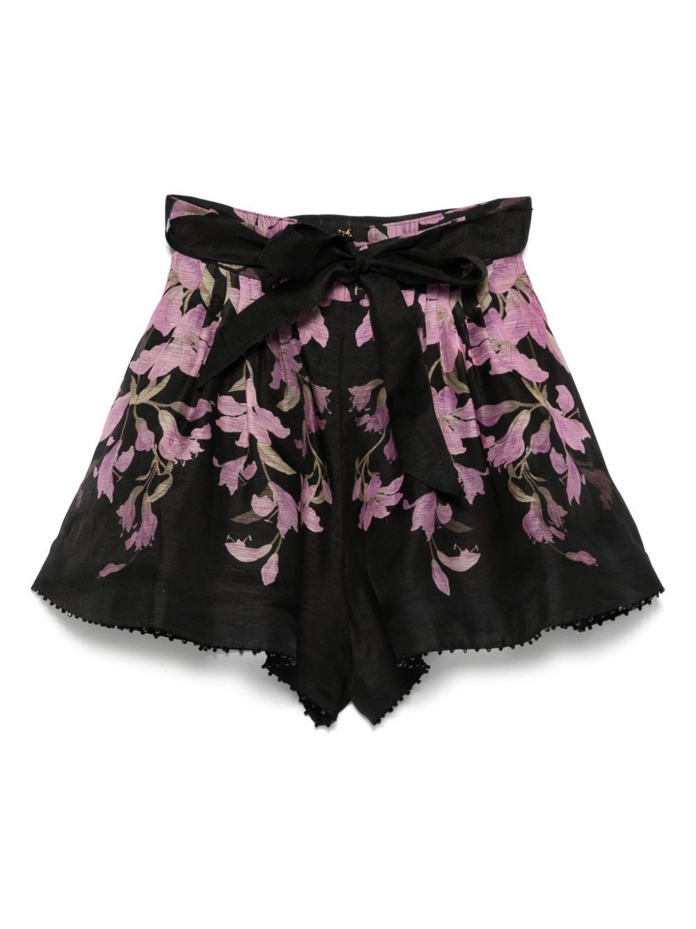 Zimmermann oc11z0226 Dawning Beaded Tuck Shorts In Multicolor Size 32" / US 10 / IT 46 - 1 Thumbnail