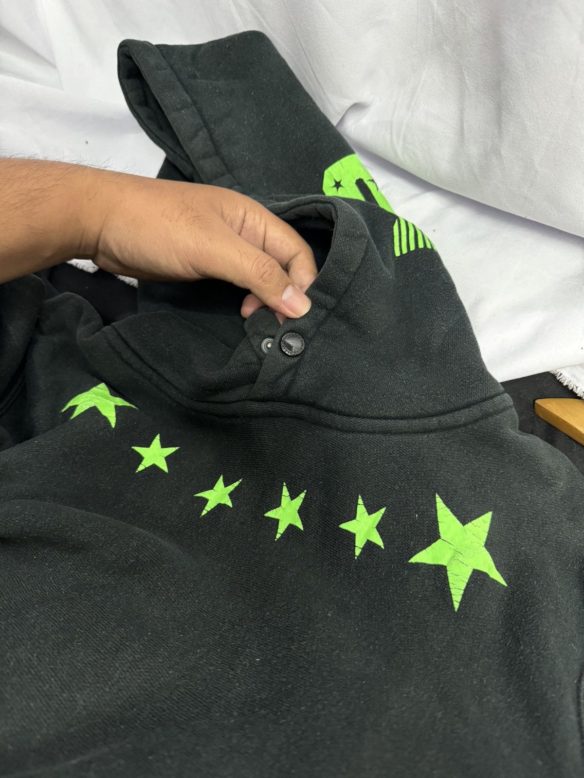 If Six Was Nine × Japanese Brand × Le Grande Bleu (L.G.B.) Anarchy Stars 24Karats Hoodie Size US M / EU 48-50 / 2 - 5 Thumbnail