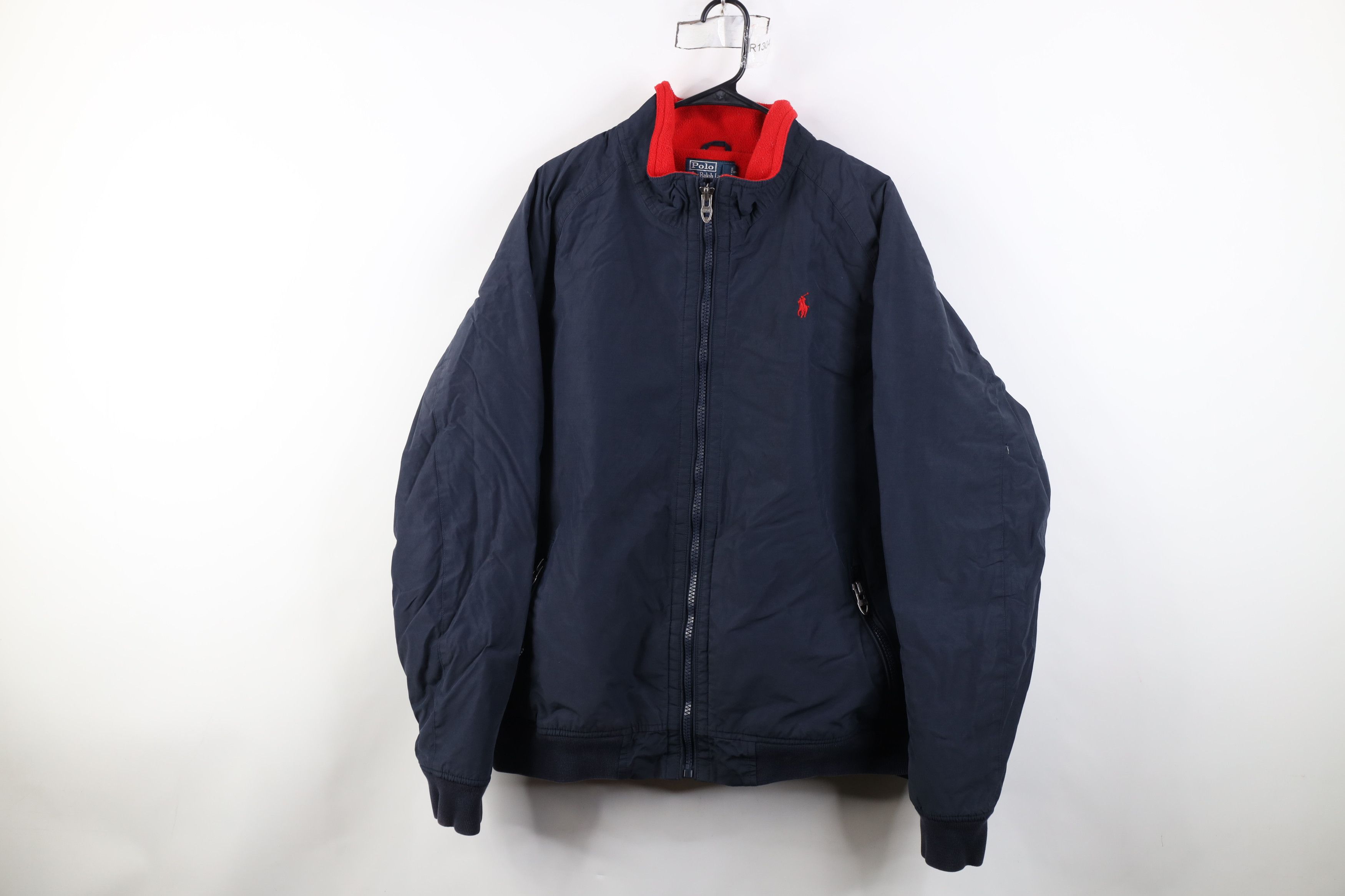 Ralph Lauren Vintage 80s 90s Ralph Lauren Lined Full Zip Jacket Blue Size US XL / EU 56 / 4 - 1 Thumbnail