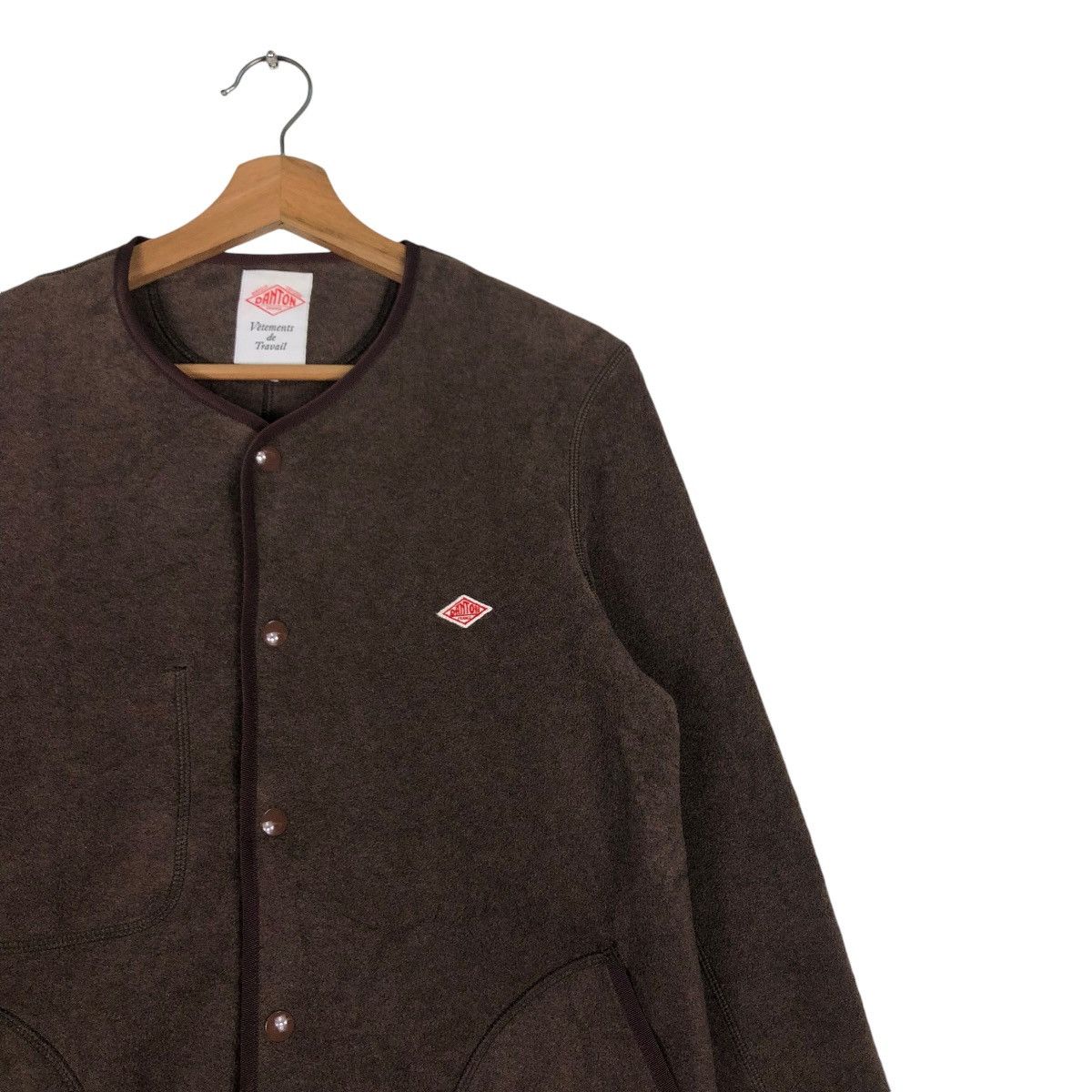 Danton × Japanese Brand 🔥VINTAGE CHORE WOOL JACKET DANTON ISSEY MIYAKE Size M / US 6-8 / IT 42-44 - 6 Thumbnail