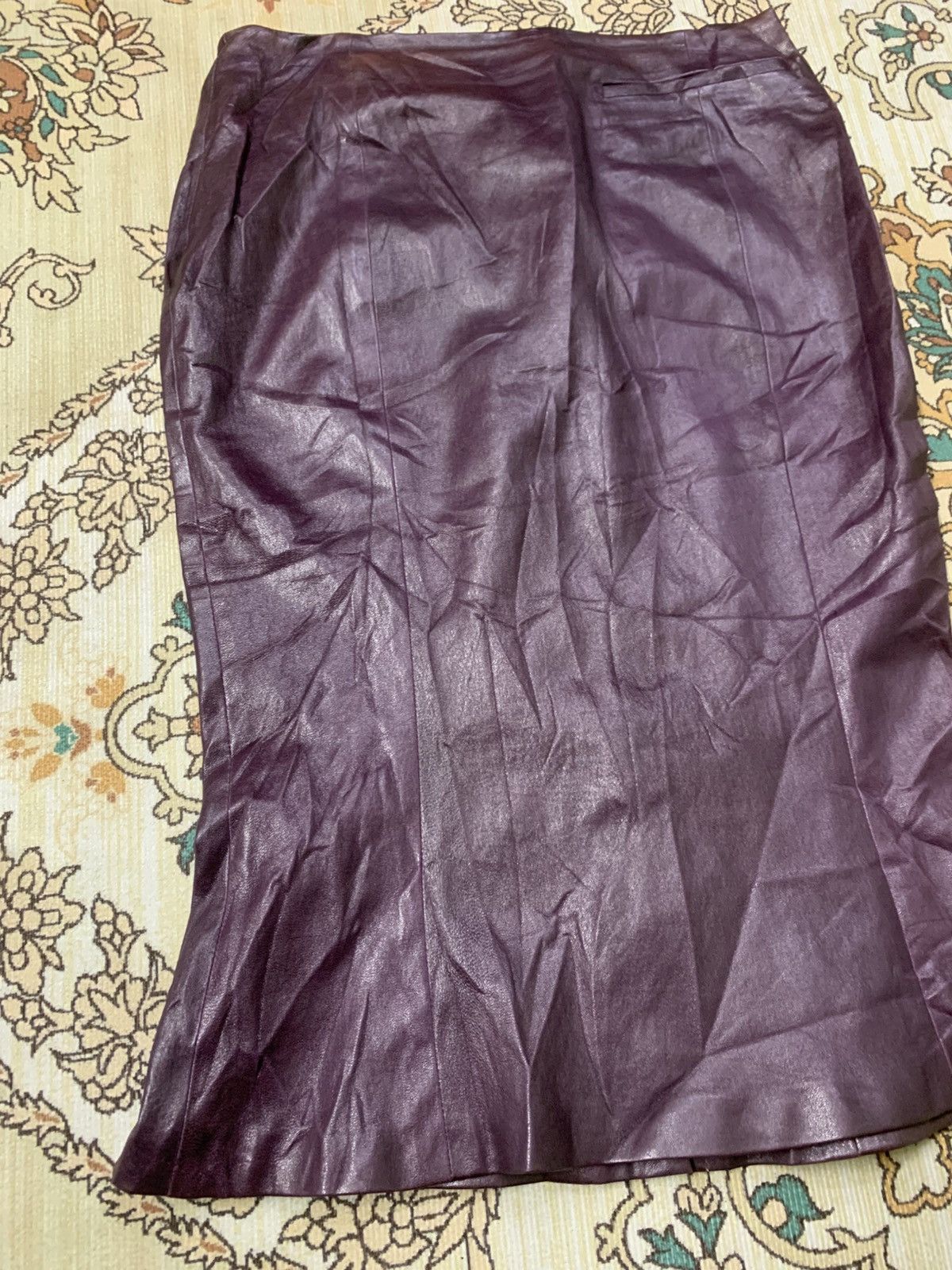 Jitrois JEAN CLAUDE JITROIS SKIRTS LEATHER Size 29" - 3 Thumbnail