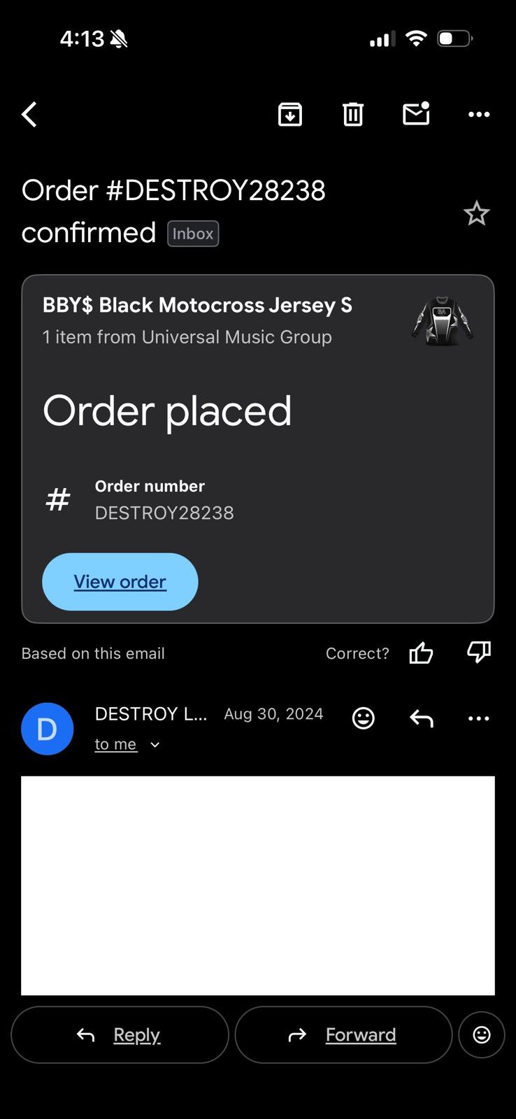Destroy Lonely Destroy lonely / Baby $ Jersey Long sleeve Size US S / EU 44-46 / 1 - 6 Thumbnail