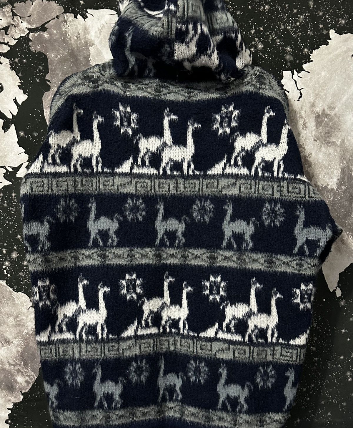 Other Andean Indigenous Alpaca Pattern Hoodie Size US L / EU 52-54 / 3 - 4 Thumbnail
