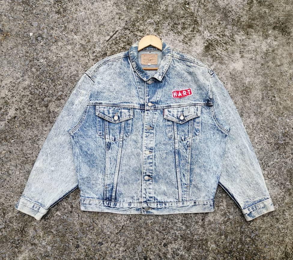 Big John × Vintage Vintage Big John Acid Wash Denim Jacket Size US L / EU 52-54 / 3 - 1 Thumbnail