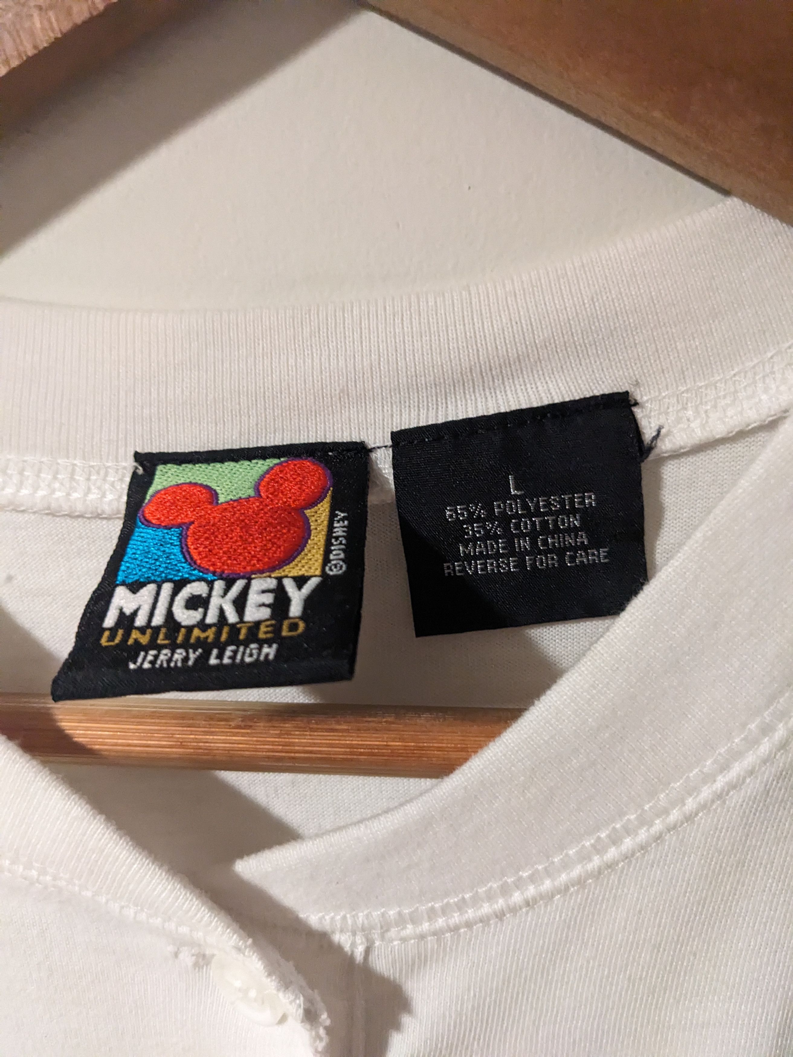 Disney × Vintage Vintage 90s Disney Characters Mickey Inc Henley Long-Sleeve Size US L / EU 52-54 / 3 - 3 Thumbnail