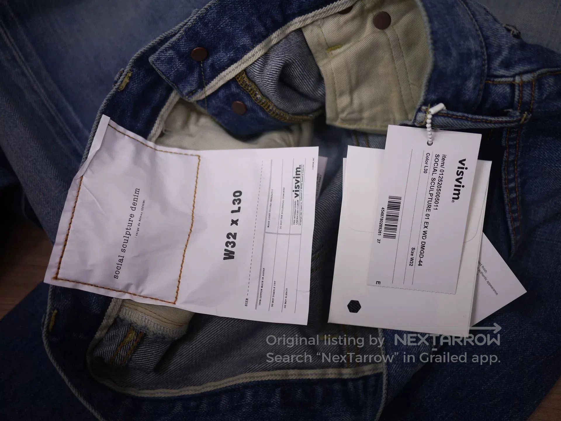 Visvim visvim social sculpture wide jeans D44. Size US 32 / EU 48 - 9 Thumbnail