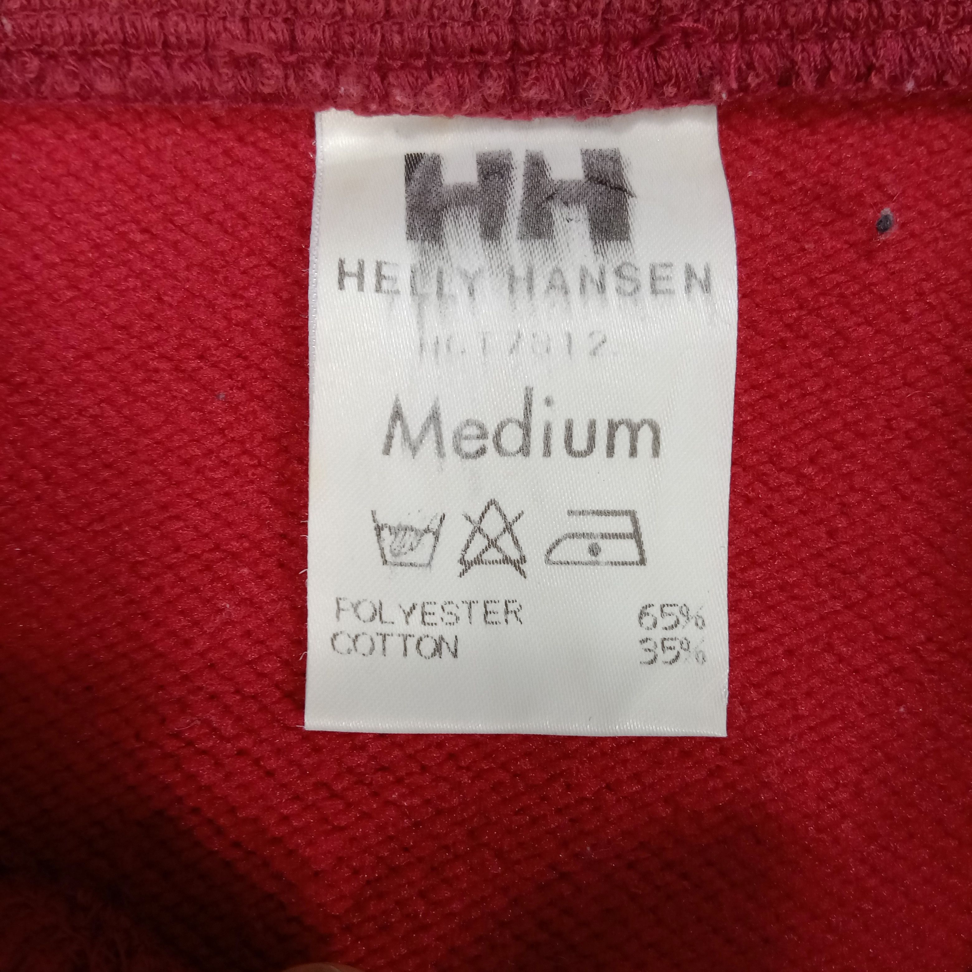 Helly Hansen × Vintage Helly Hansen Outdoor Style Half Zipper Sweatshirts Size US L / EU 52-54 / 3 - 3 Thumbnail