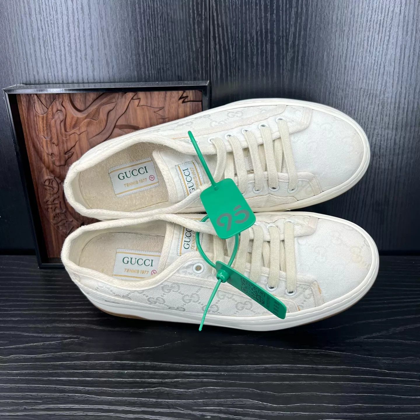 Gucci Gucci Canvas Full Print Thick Sole Sneaker US7.5 (41.5) Size US 8.5 / EU 41-42 - 8 Thumbnail