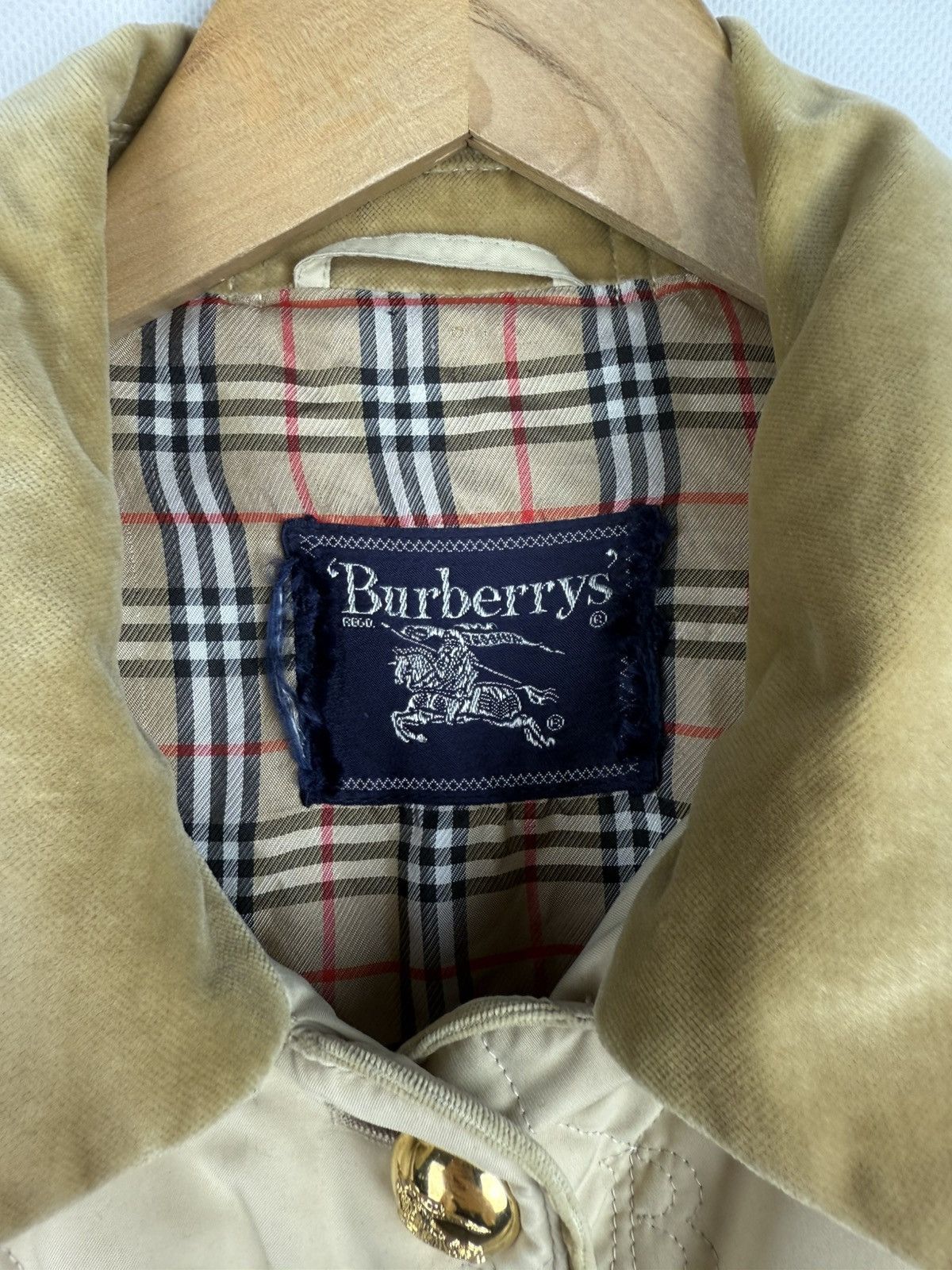Burberry × Vintage Burberrys Vintage Nova Check Lined B Monogram Quilted Jacket Size XXL / US 16-18 / IT 52-54 - 9 Thumbnail