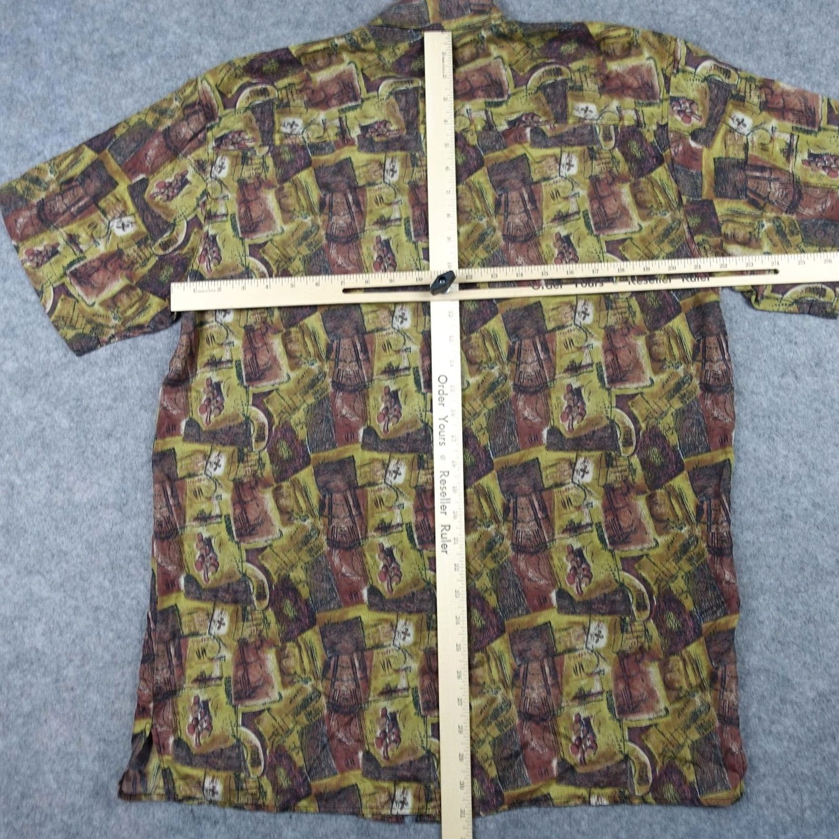 Vintage VINTAGE Robert Stock Shirt Mens M Brown Silk Button Up Short Sleeve Size US M / EU 48-50 / 2 - 7 Thumbnail