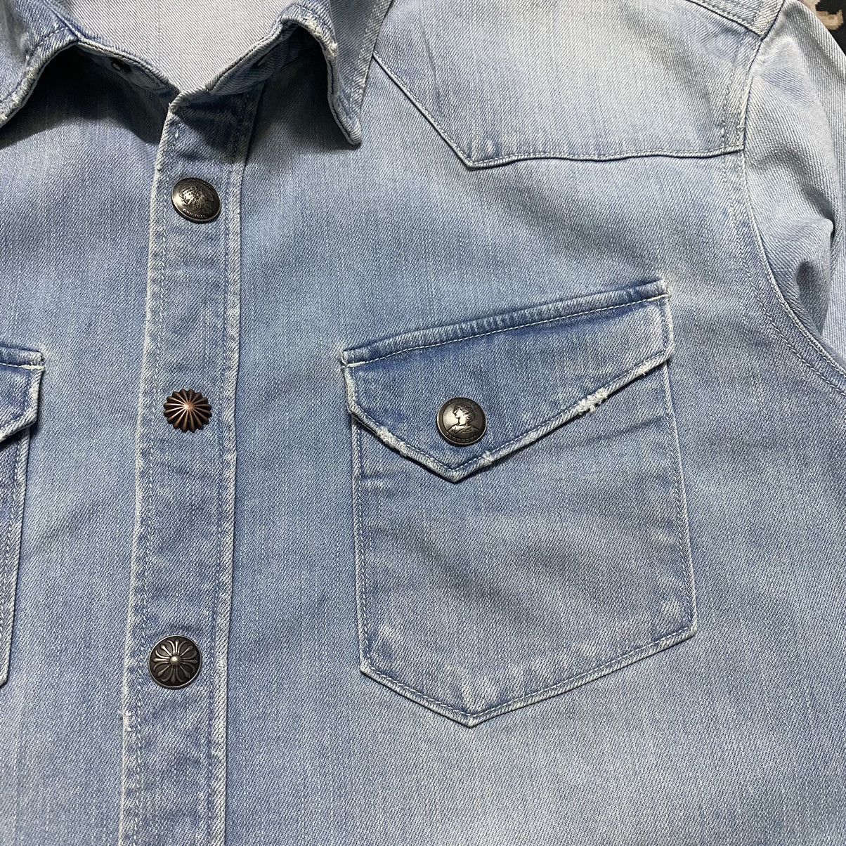 JACKROSE Jackrose Western Denim Shirt Snap Button Size US L / EU 52-54 / 3 - 16 Thumbnail