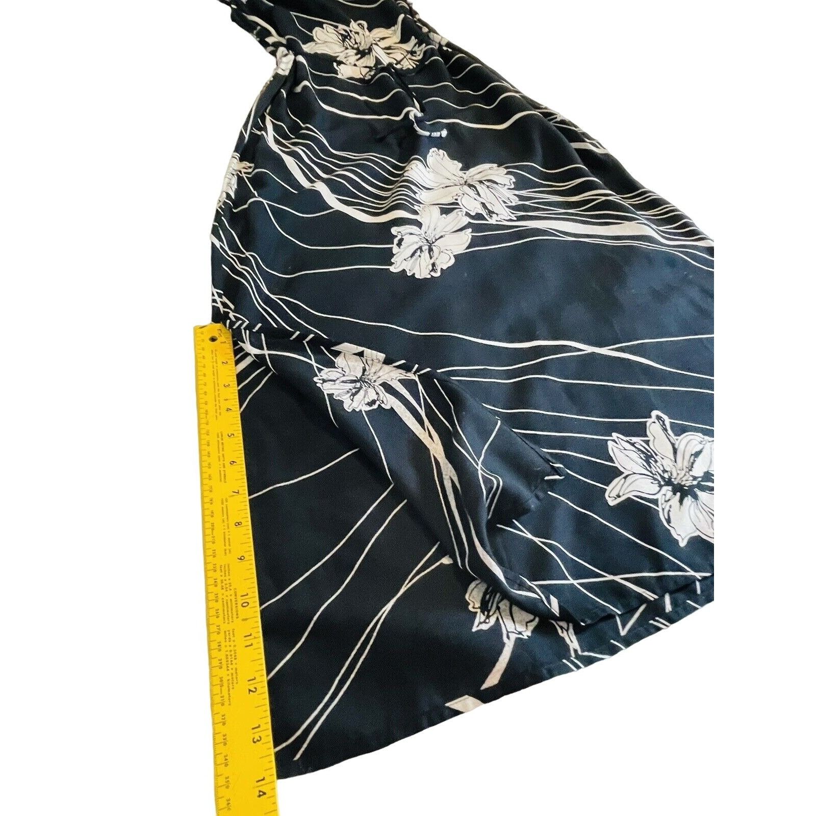 Other R & K Black Long Tie Back Women size 6 rayon Black Tropical Size M / US 6-8 / IT 42-44 - 13 Thumbnail