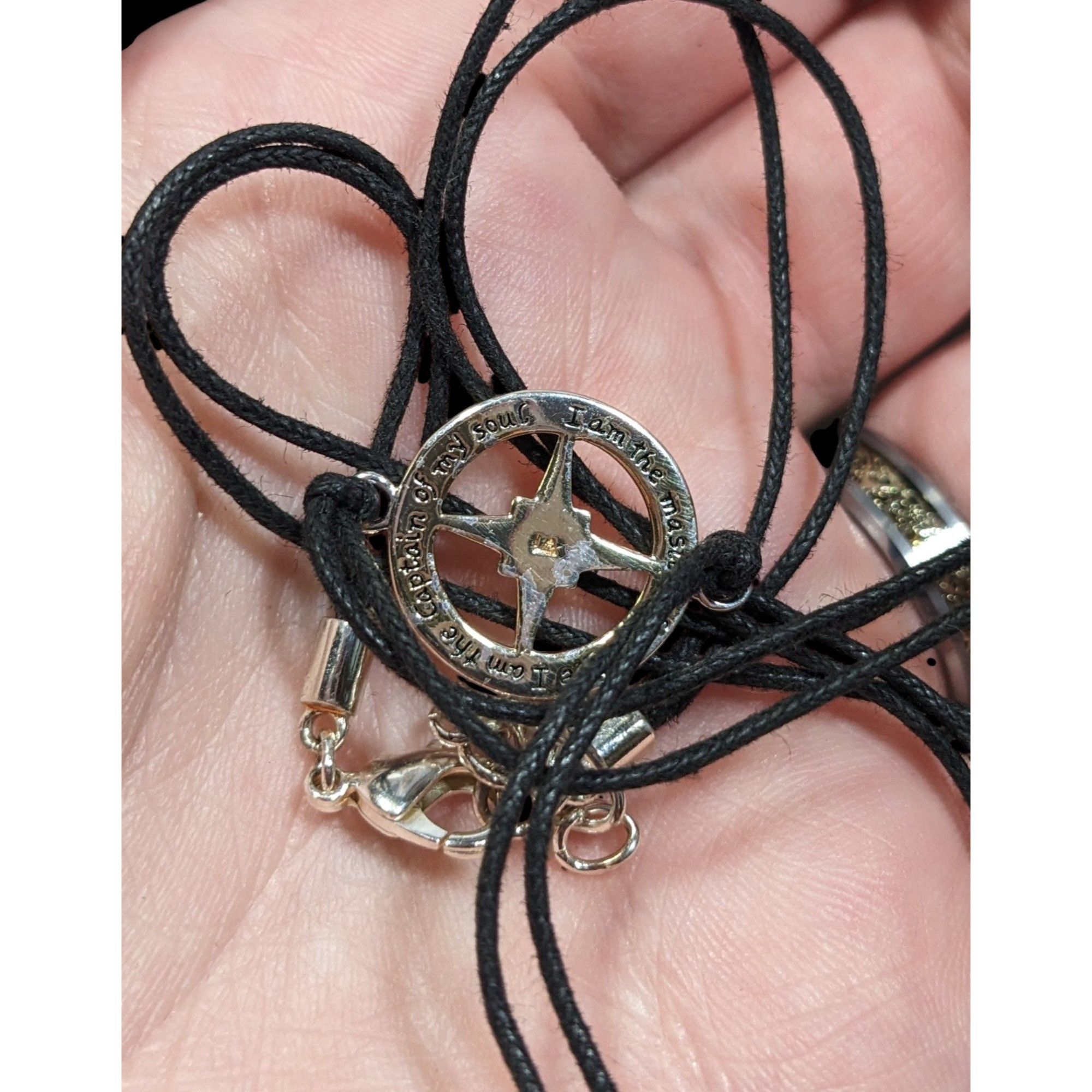 Other Adventurous Outdoor Themed Compass Pendant Necklace Size ONE SIZE - 3 Thumbnail