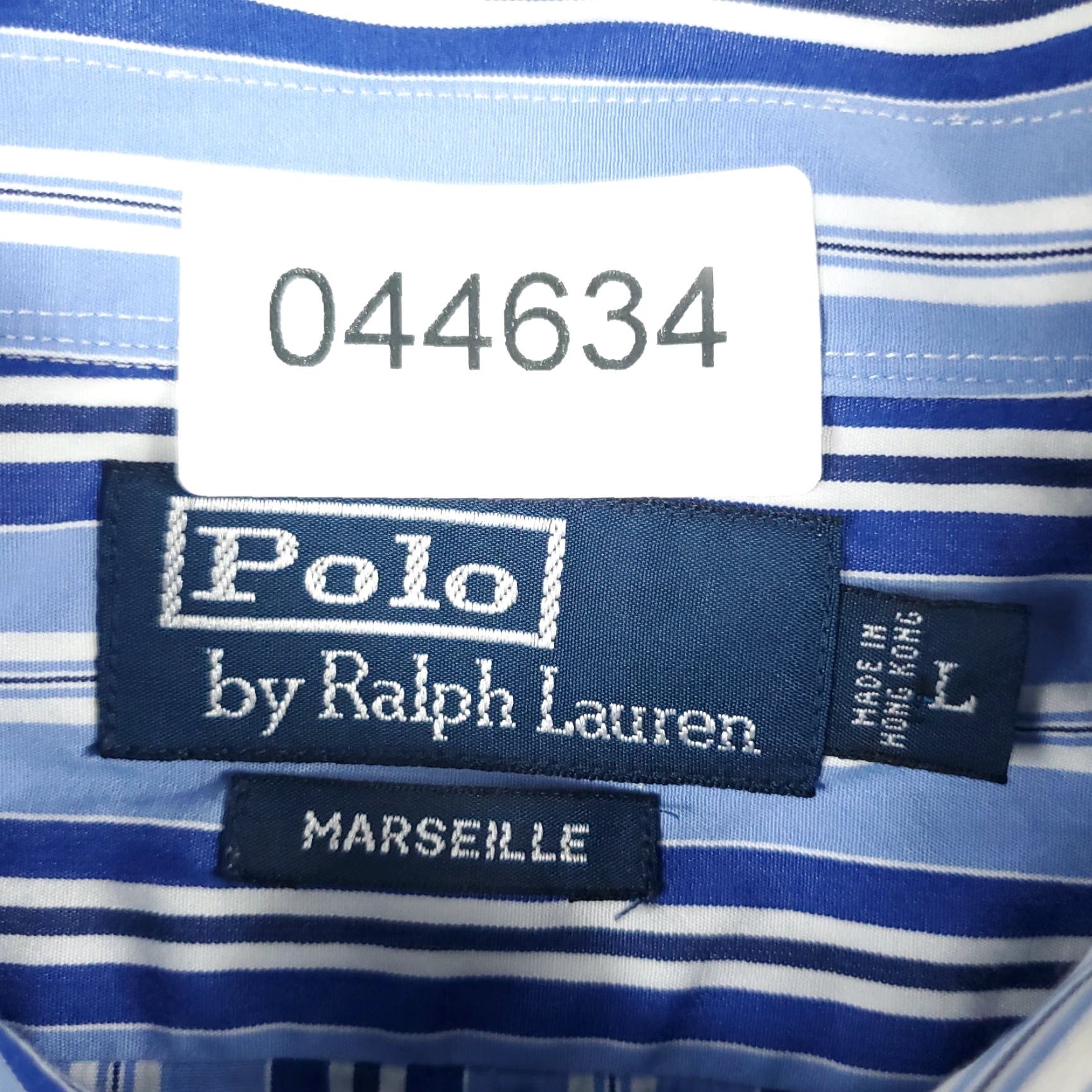 Ralph Lauren Ralph Lauren Shirt Mens Large Blue Striped Button-Up Long Sleeve Casual Business Formal Workwear Party/Cocktail Travel Size US L / EU 52-54 / 3 - 6 Thumbnail