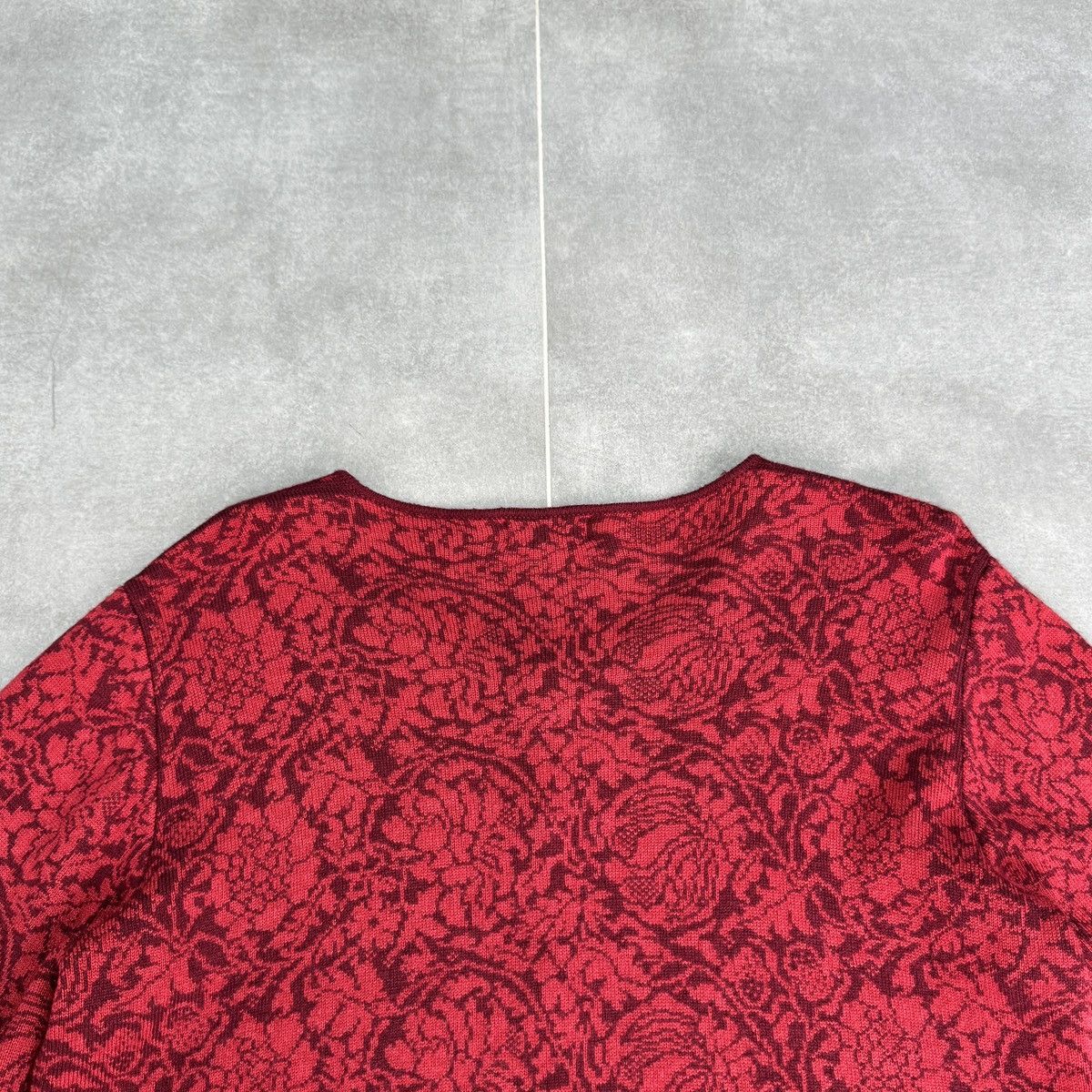 Vintage Vintage Oleana Wool Floral Women Button Cardigan Sweater Size M / US 6-8 / IT 42-44 - 20 Thumbnail