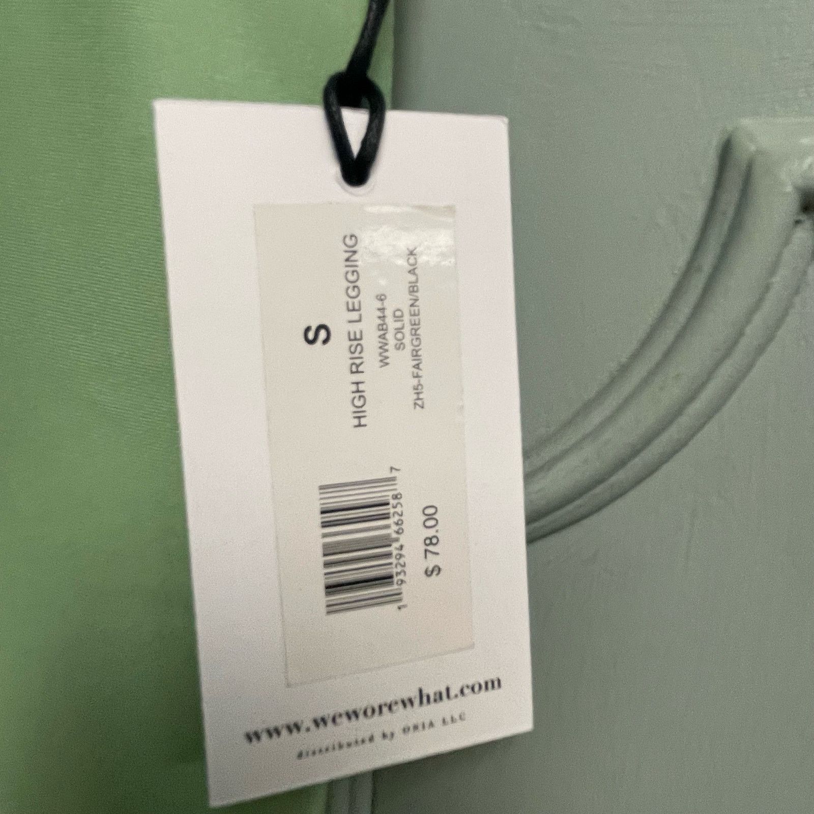WeWoreWhat WeWoreWhat High Rise Legging NWT Green Black Sm $78 Revolve Size 27" / US 4 / IT 40 - 3 Thumbnail