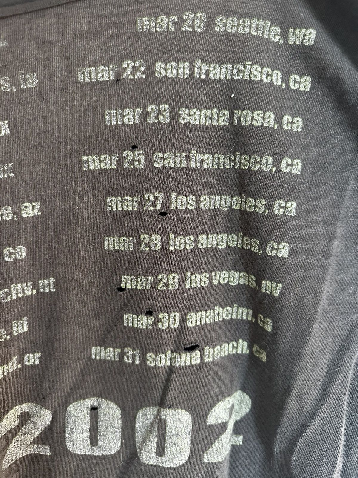 Band Tees × Vintage 2002 Ben Folds ‘Rockin the Suburbs’ Tour Long Sleeve Shirt Size US XL / EU 56 / 4 - 8 Thumbnail