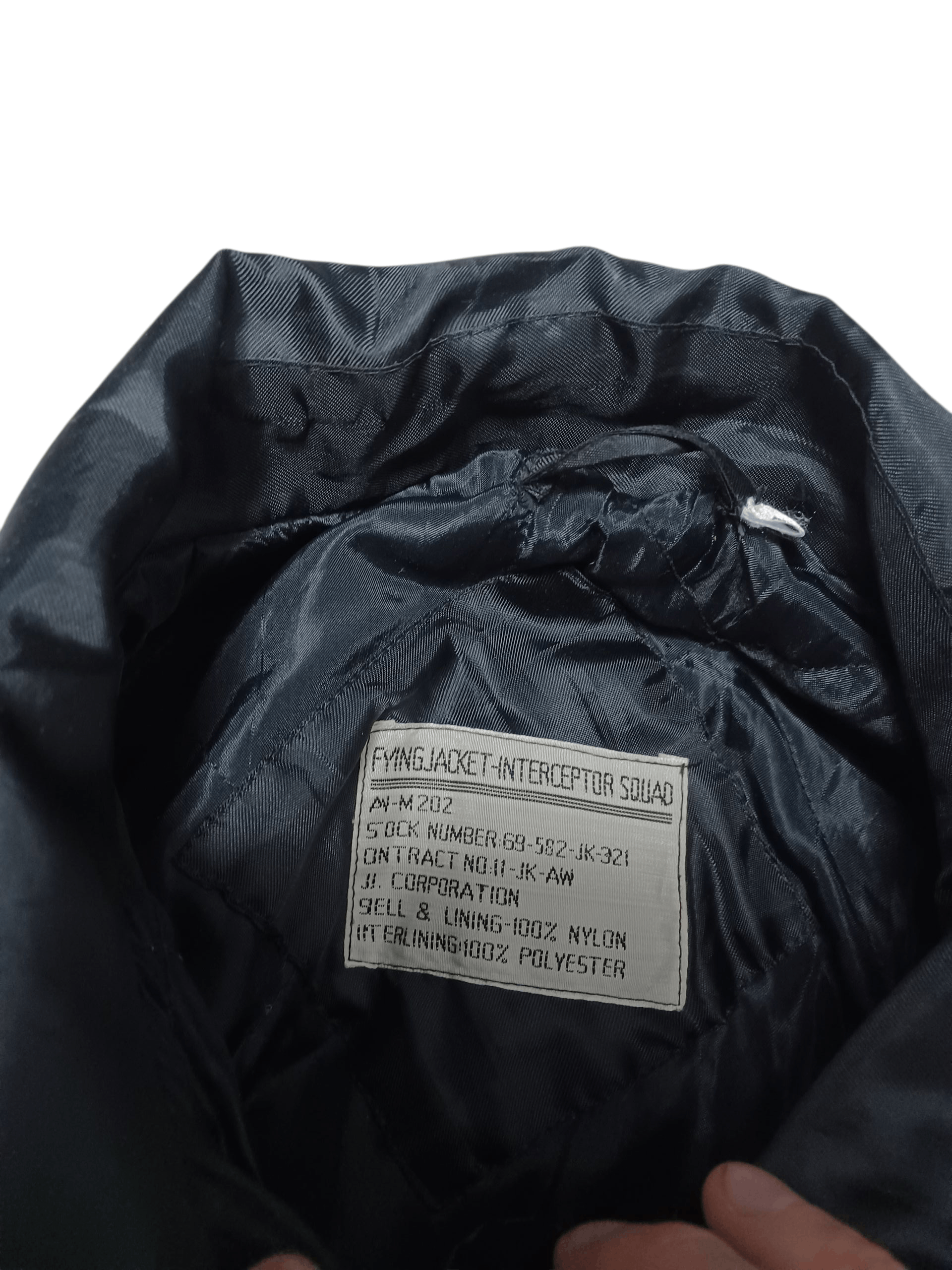 Other VINTAGE MILITARY MA 1 NYLON BOMBER JACKET Size US L / EU 52-54 / 3 - 4 Thumbnail
