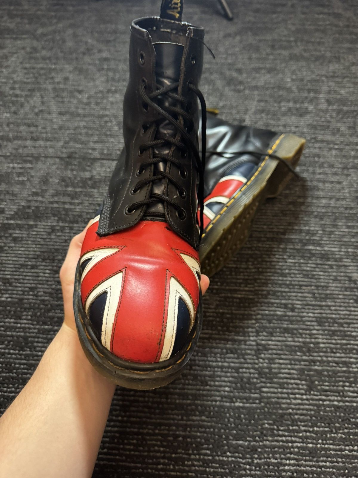 Dr. Martens Vintage Dr.Martens Union Jack Leather Boots Size US 9 / EU 42 - 5 Thumbnail