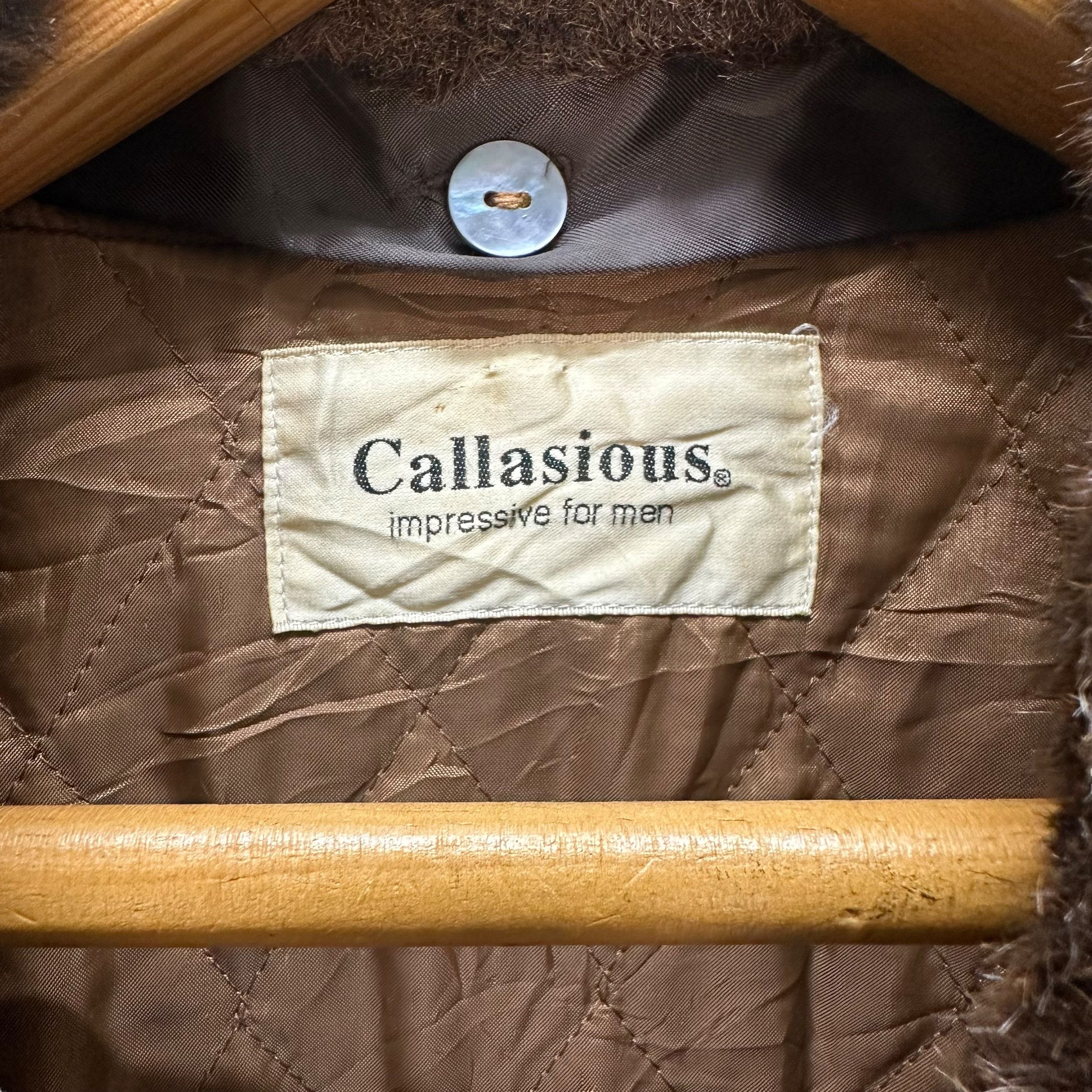 Vintage 90s CALLASIOUS SPORT EMBROIDERY LOGO HYBRID JACKET #8843-031 Size US XXL / EU 58 / 5 - 9 Thumbnail
