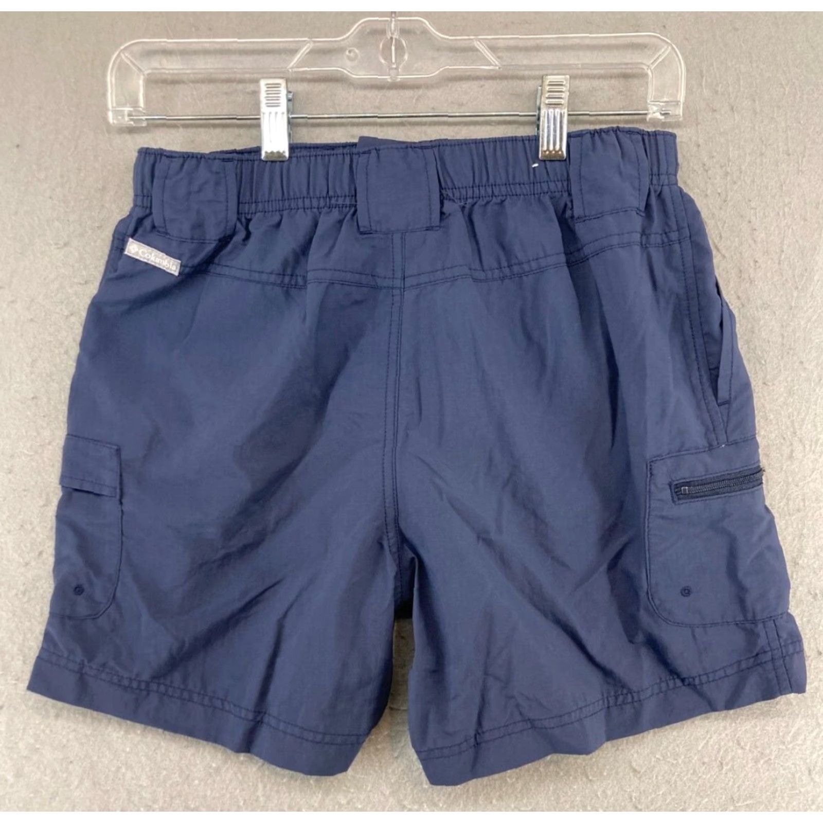 Vintage Columbia Womens Shorts XS Blue Outdoor Hiking Cargo Snap Size 26" / US 2 / IT 38 - 7 Thumbnail