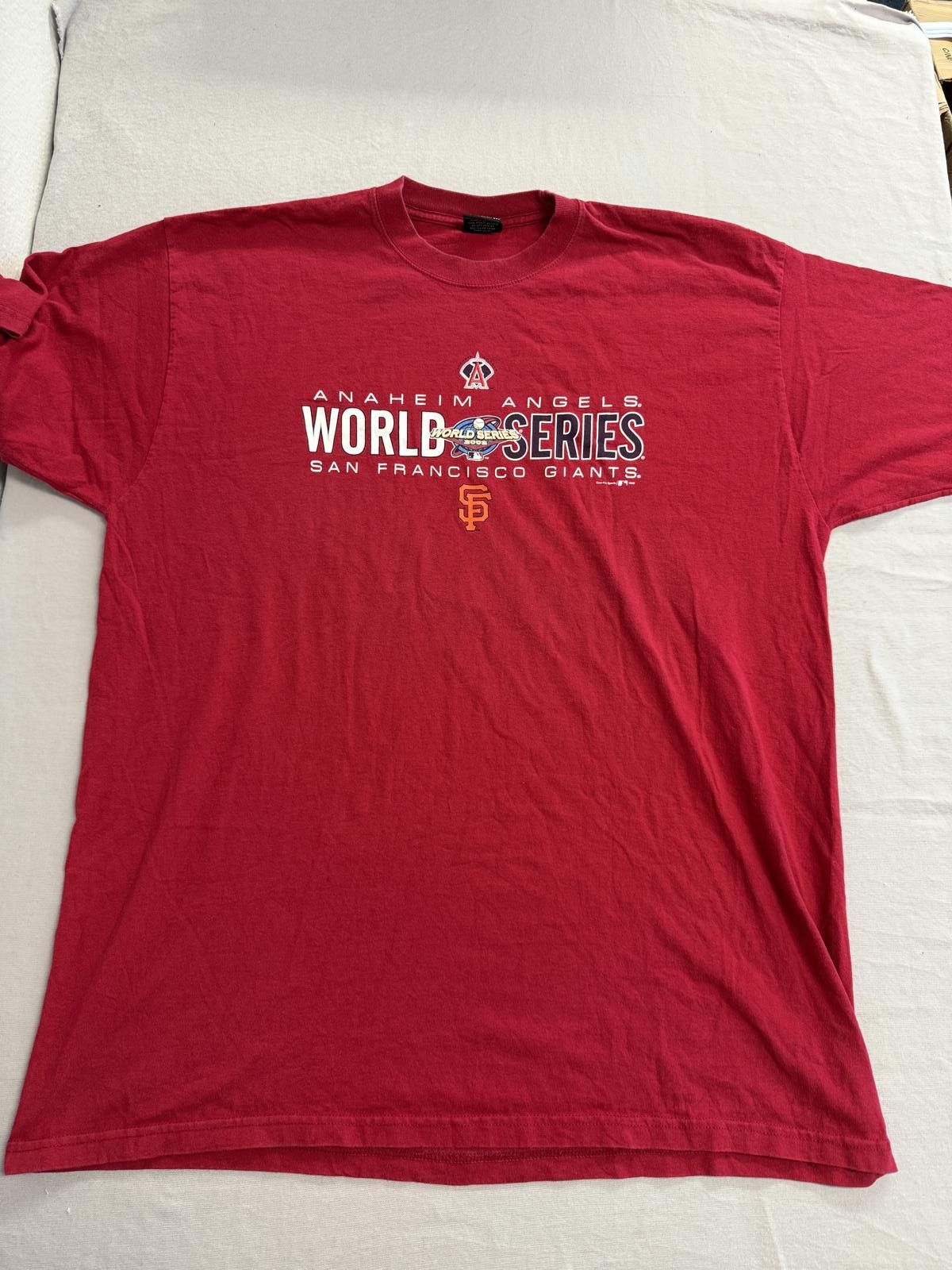Gear for Sports Vintage World Series T-shirt Anaheim Angels vs Giants 2002 Size US XXL / EU 58 / 5 - 1 Thumbnail