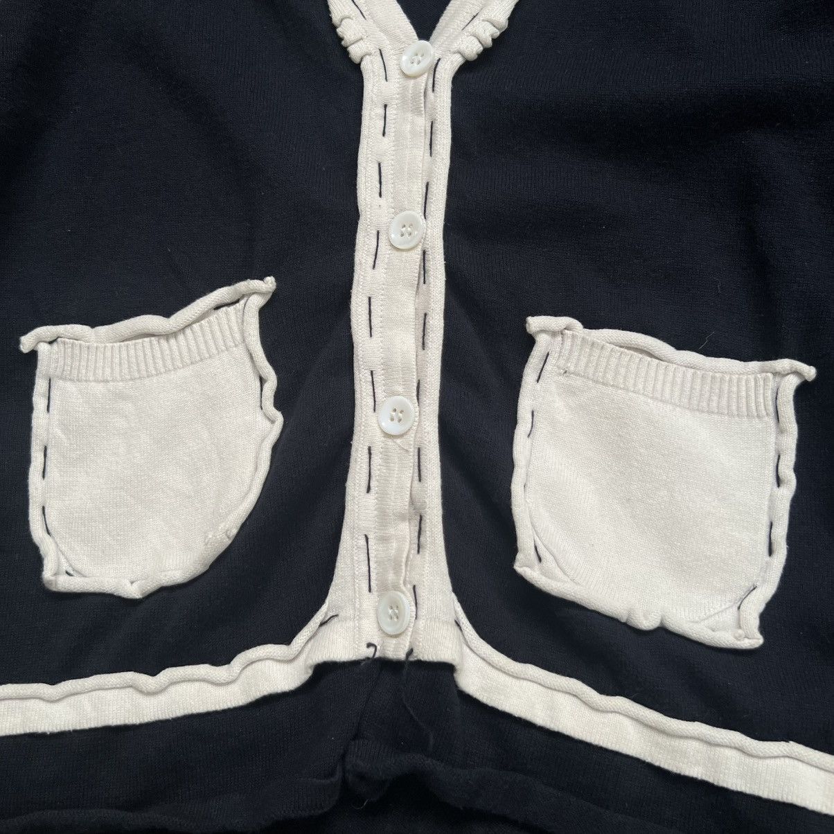 Maison Margiela Maison Margiela Cotton Wool Blend Cardigan Size M / US 6-8 / IT 42-44 - 5 Thumbnail