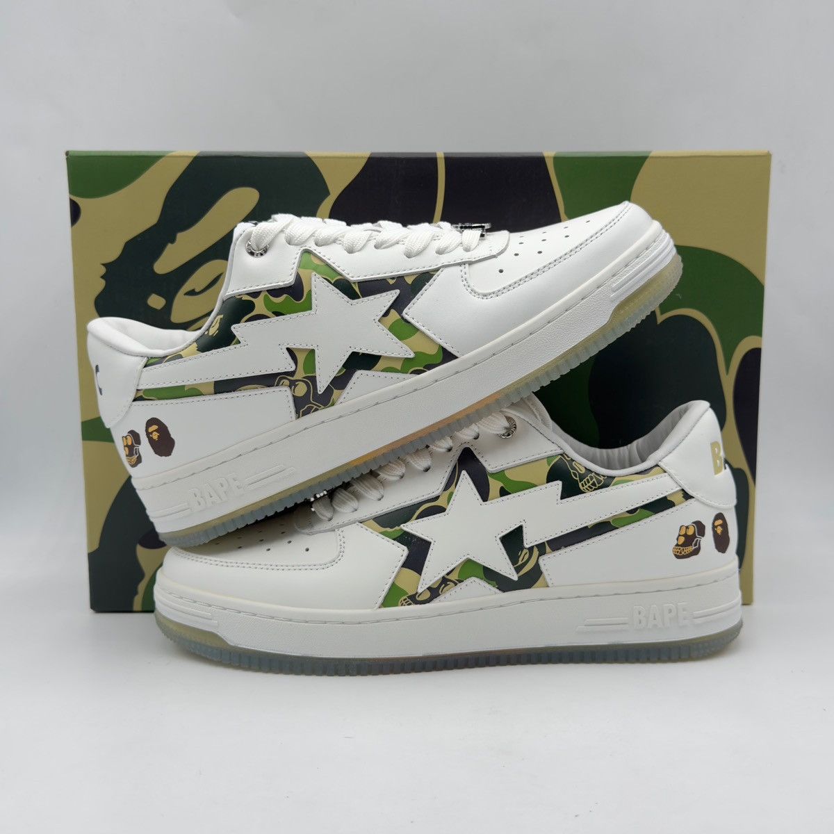Bape A Bathing Ape Bapesta 2 x BAYC Camo 2023 Size US 8 / EU 41 - 2 Thumbnail