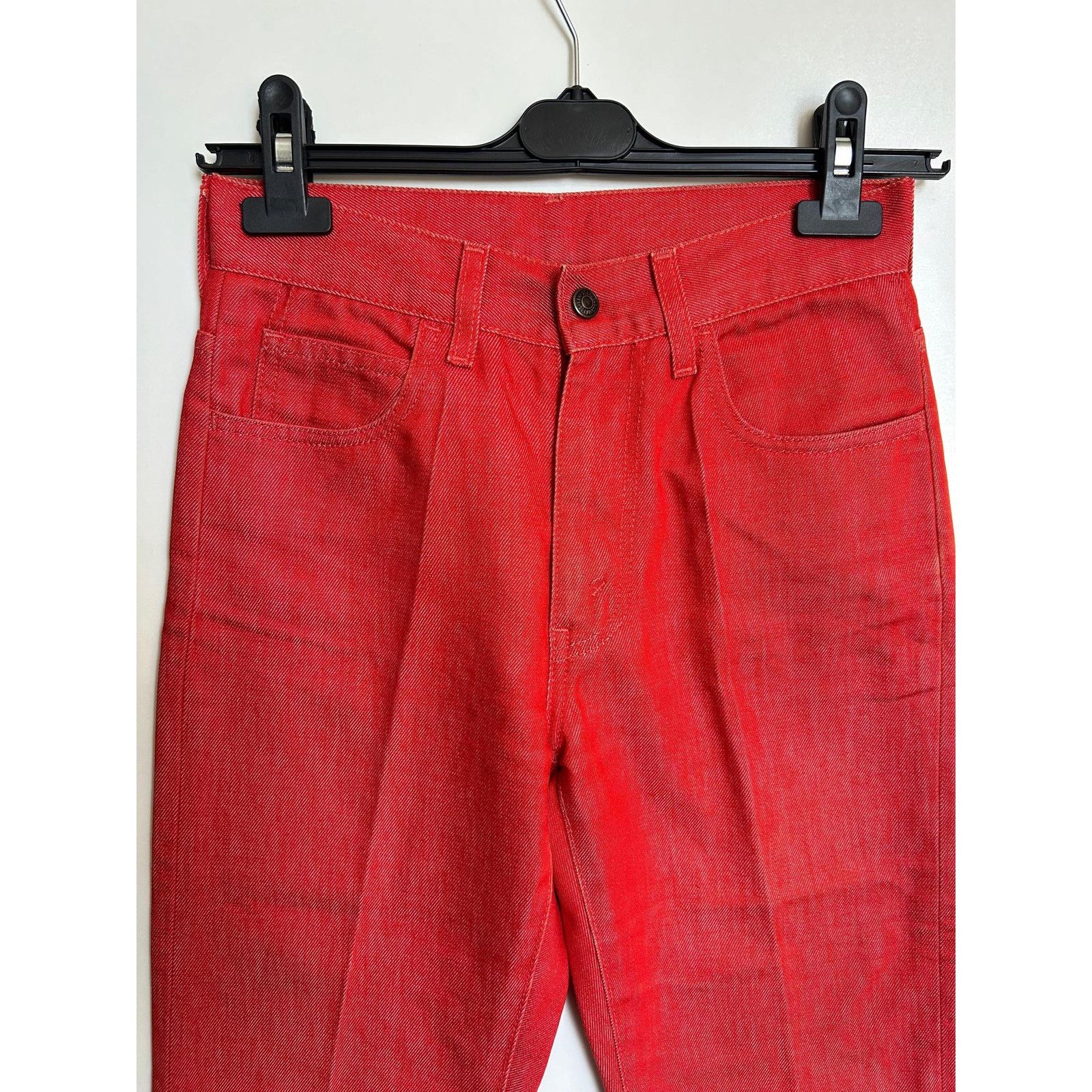 Levi's Levi's 526 Sta-Prest Red Capri Jeans Made in Italy 90s Size US 27 - 2 Thumbnail