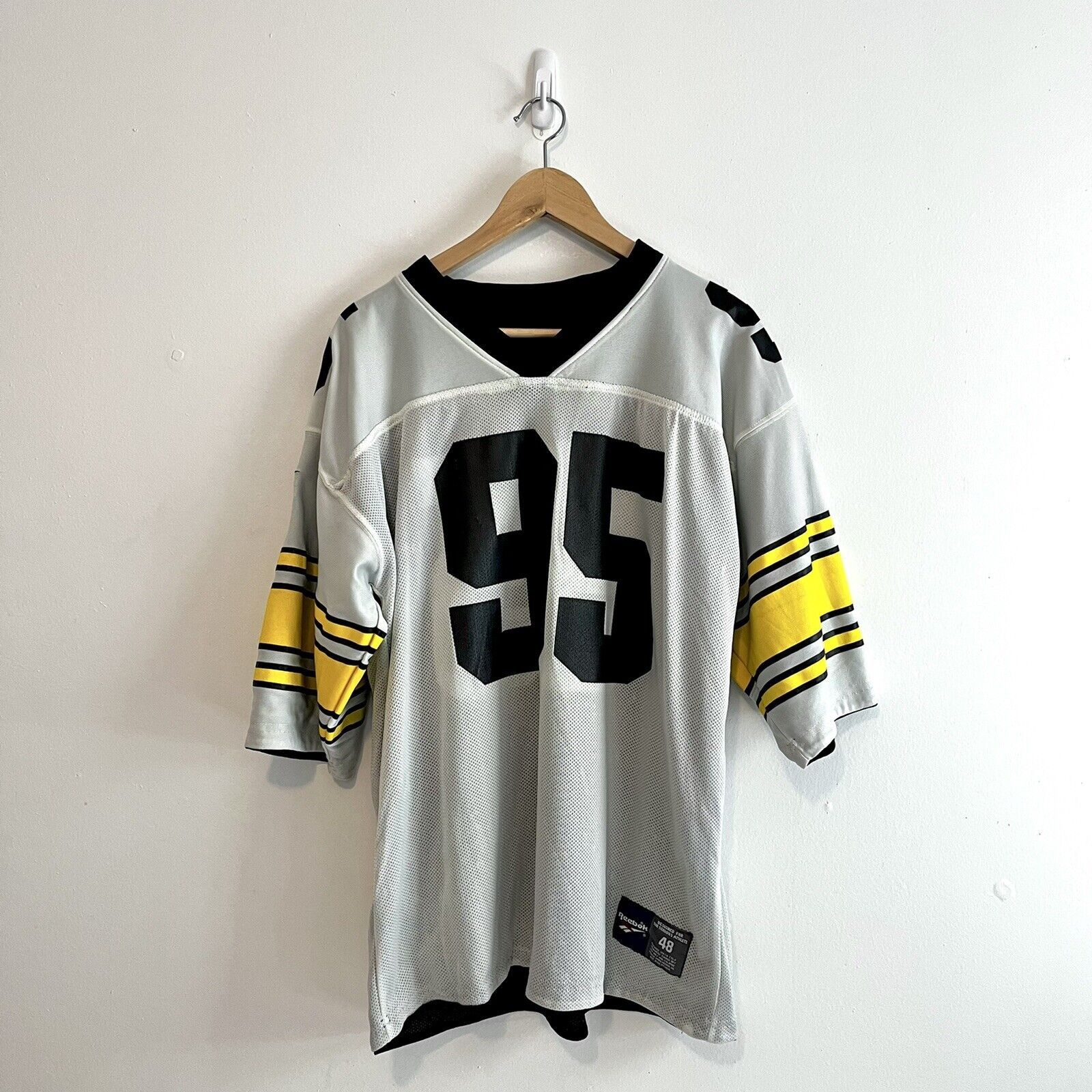 Reebok 2000s Pittsburgh Steelers Jersey Greg Lloyd #95 Reversible Size US L / EU 52-54 / 3 - 5 Thumbnail