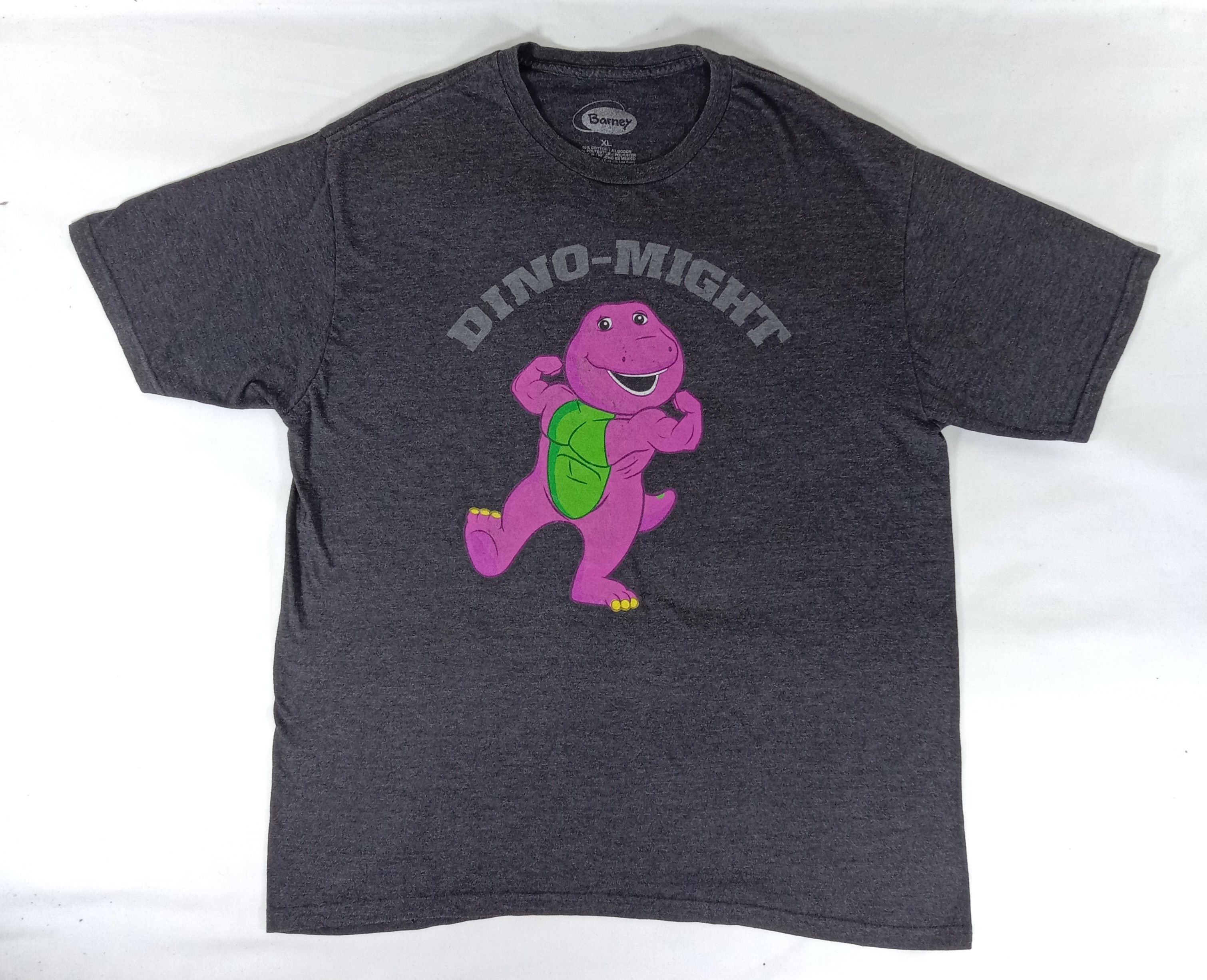 Vintage Vintage Barney Dino Might T Shirt Size US XL / EU 56 / 4 - 1 Thumbnail