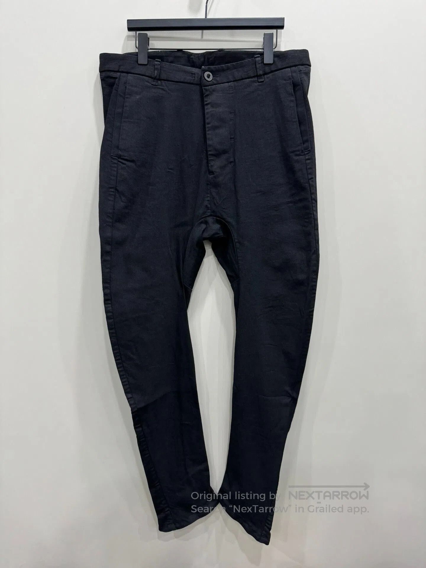 Boris Bidjan Saberi BORIS BIDJAN SABERI P14 Waxed Pants. Size US 44 / EU 60 - 1 Thumbnail