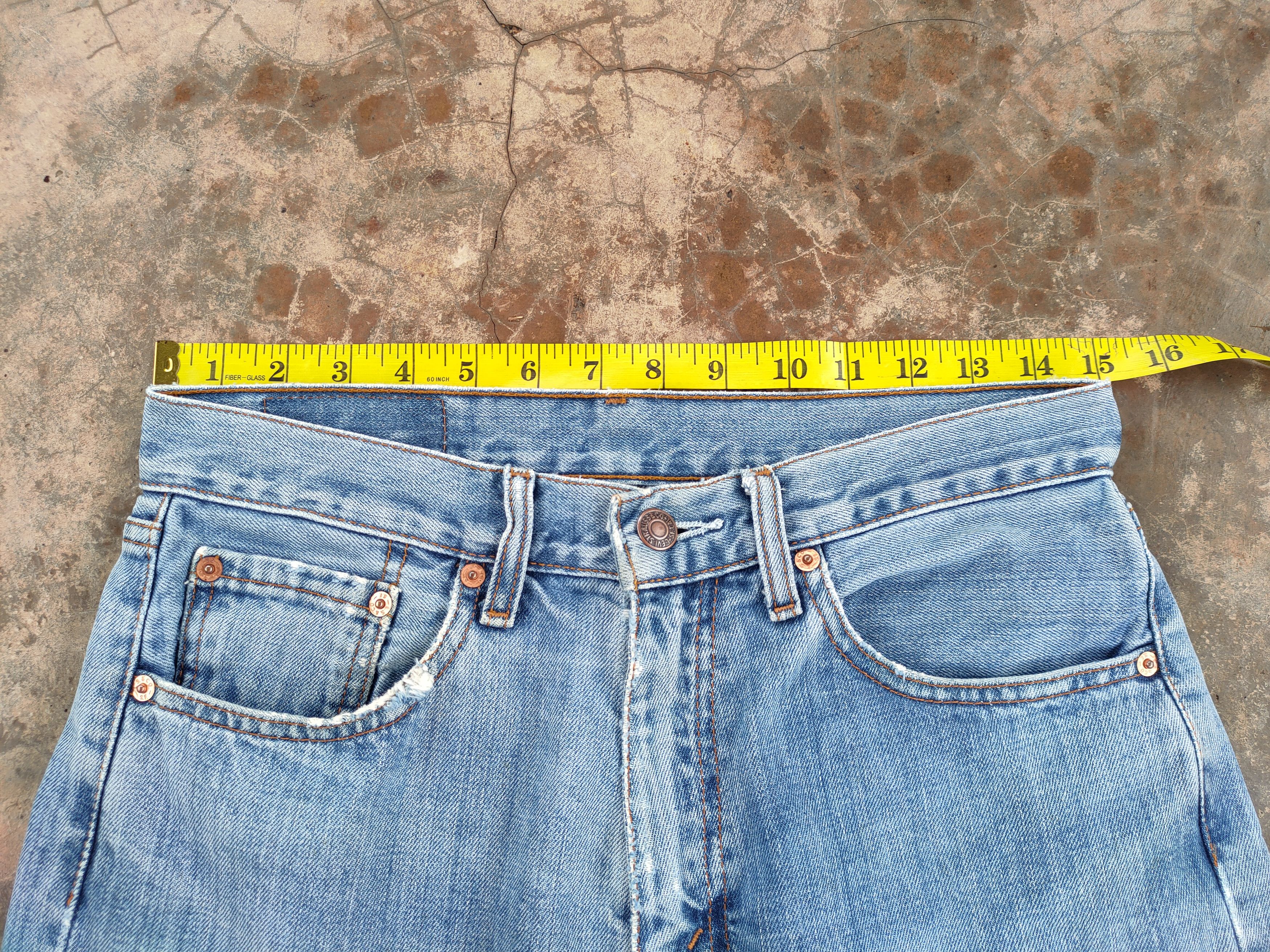 Levi's Vintage Clothing Vintage Levi's 513 faded distressed jeans denim pants Size US 32 / EU 48 - 6 Thumbnail