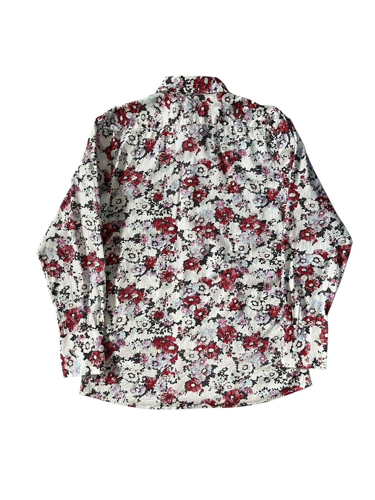 Yoshiyuki Konishi 1990s Yoshiyuki Konishi Open Cuff Floral Button Up Shirt Size US L / EU 52-54 / 3 - 2 Thumbnail