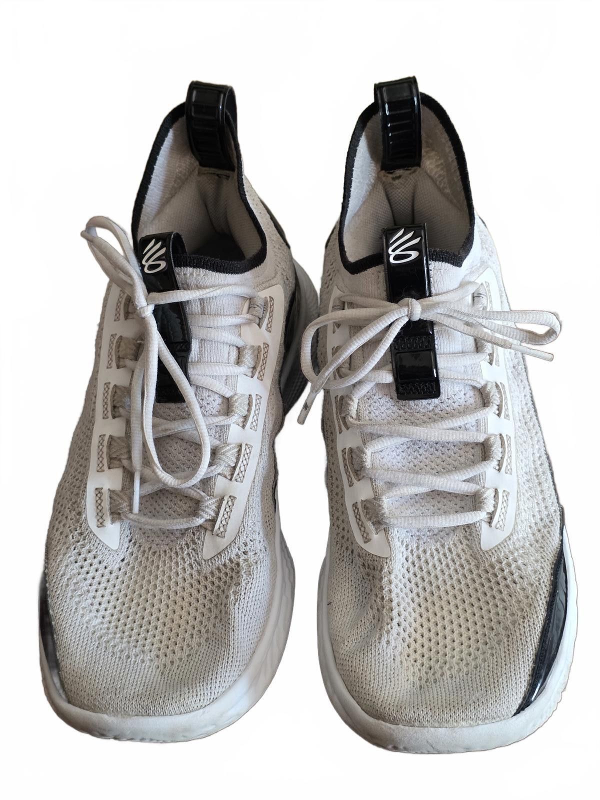 Under Armour Under Armour Men's White Black Athletic Sneakers Size 13 Size US 11 / EU 44 - 5 Thumbnail
