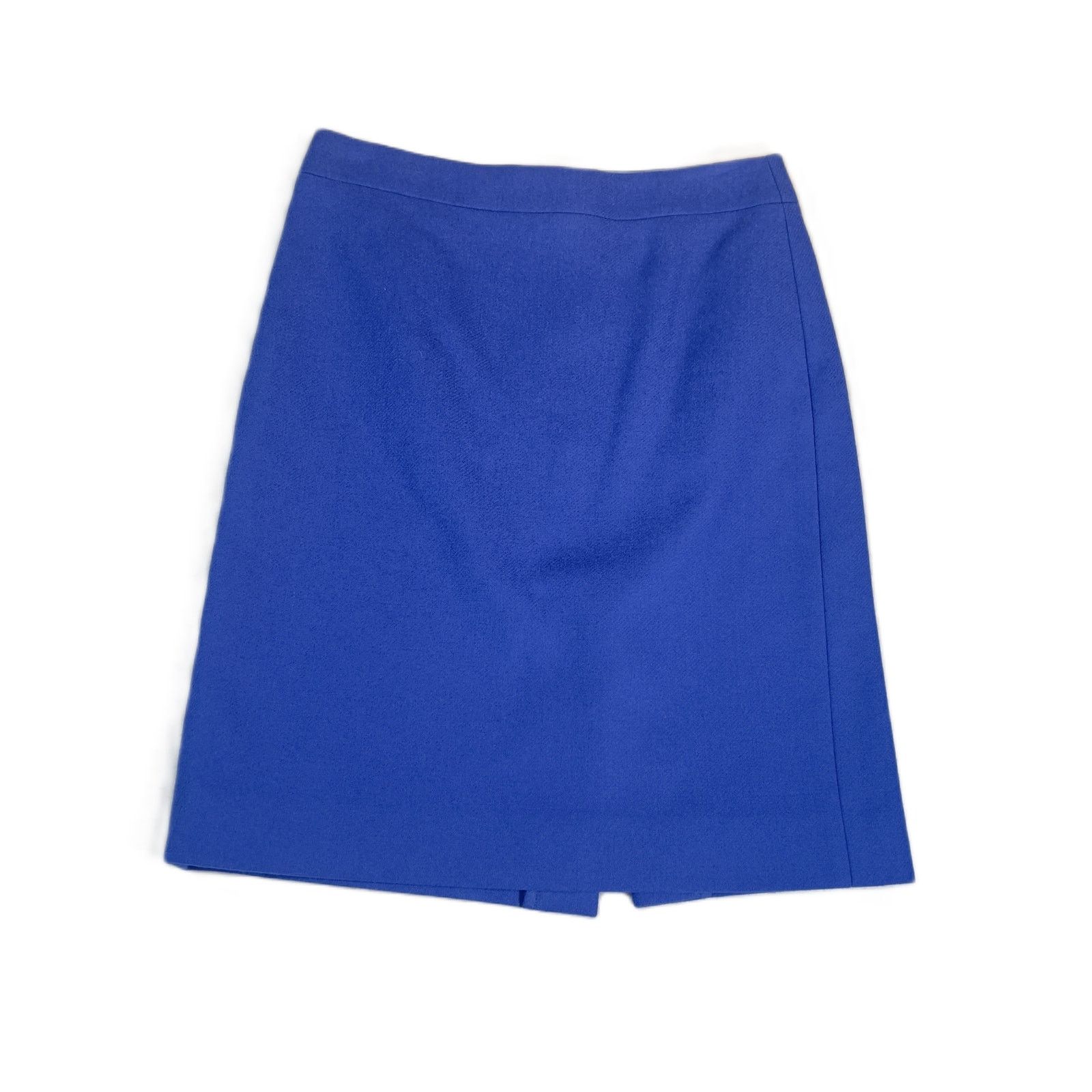 J.Crew J Crew Factory Pencil Skirt 0 Above Knee Wool Royal Blue Lin Size 25" / US 0 / IT 36 - 1 Thumbnail