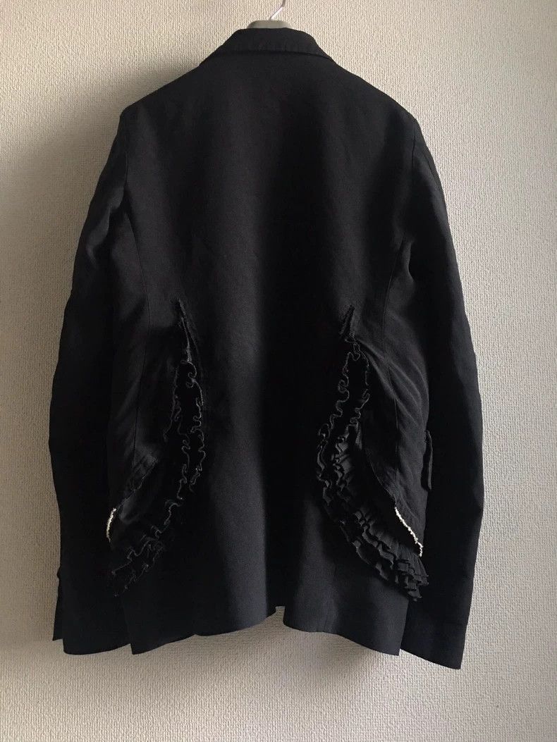 Comme des Garcons black cdg ruffled blazer with exquisite detail - dmc Size US S / EU 44-46 / 1 - 1 Thumbnail