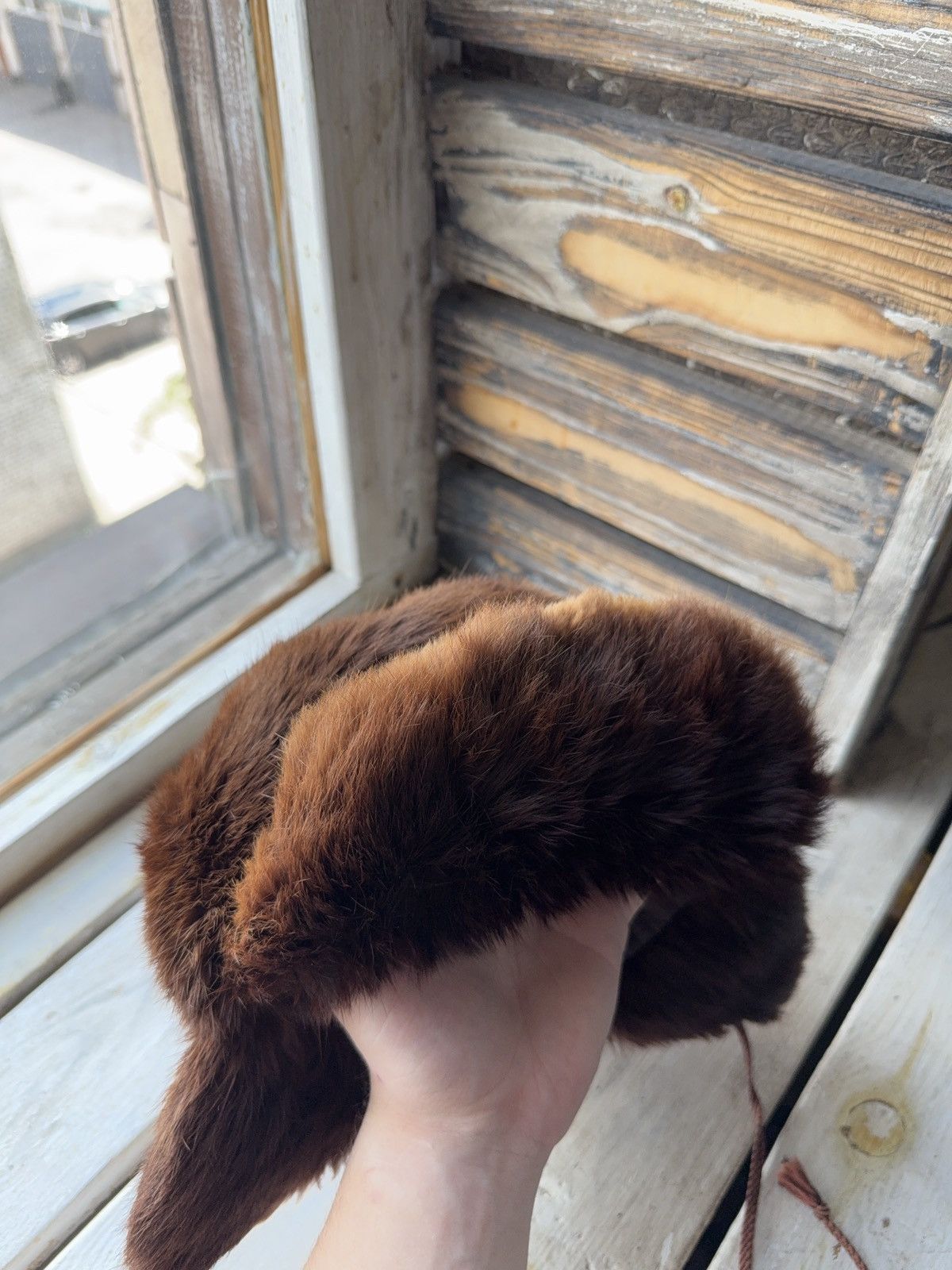 Hysteric Glamour × Japanese Brand × Vintage Vintage Real Fur Mohair Fuzzy Ushanka Y2K Opium Hype Rare OS Size ONE SIZE - 8 Thumbnail